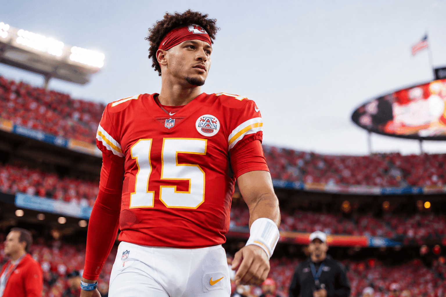 Editorial sports image for Patrick Mahomes Returns From ACL/LCL Surgery With 'Equal Strength,' Terrifying the Rest of the NFL