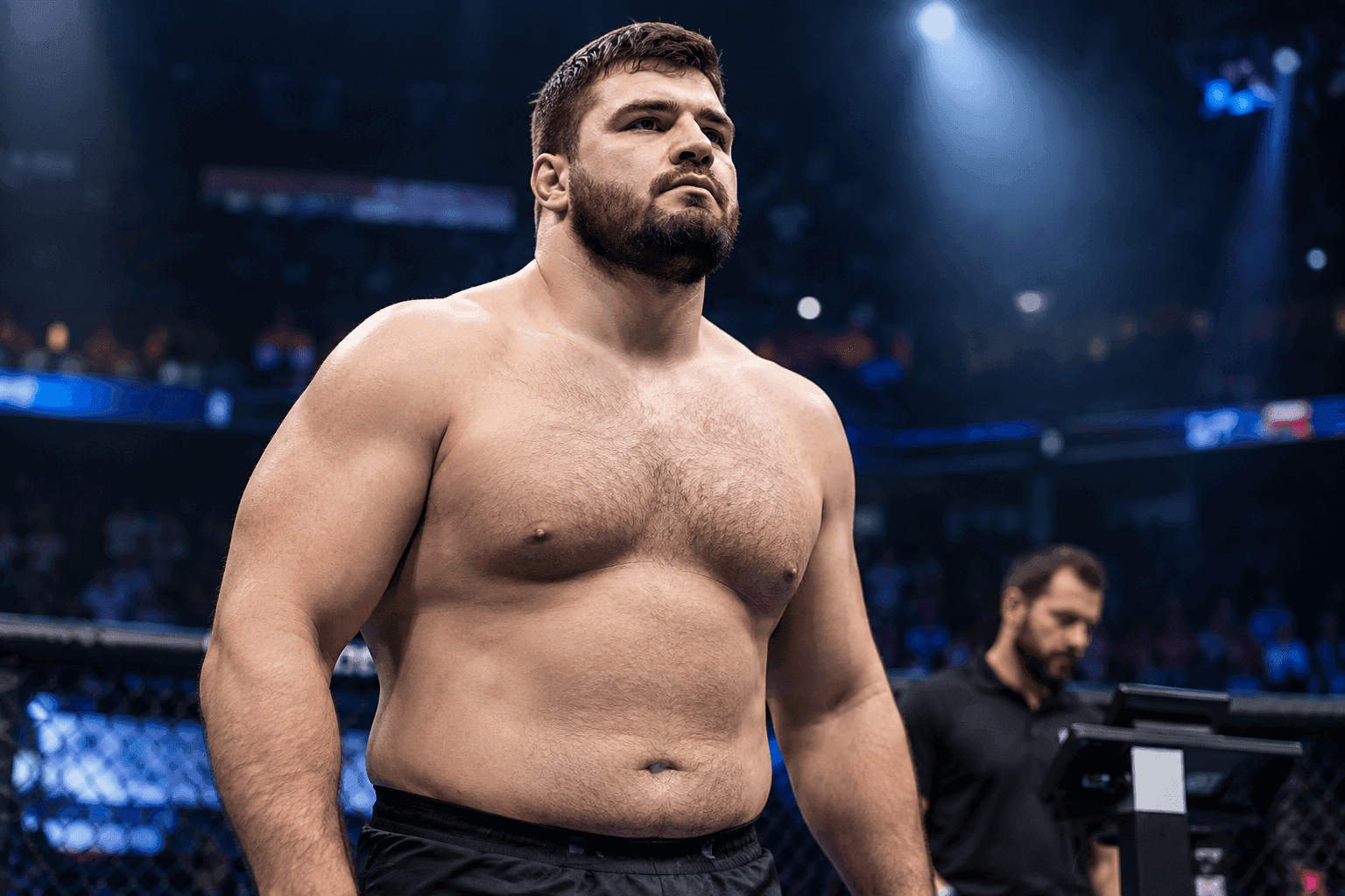 Editorial sports image for Joel Faglier Hits 261 Pounds Ahead of Undefeated UFC Debut in Edmonton