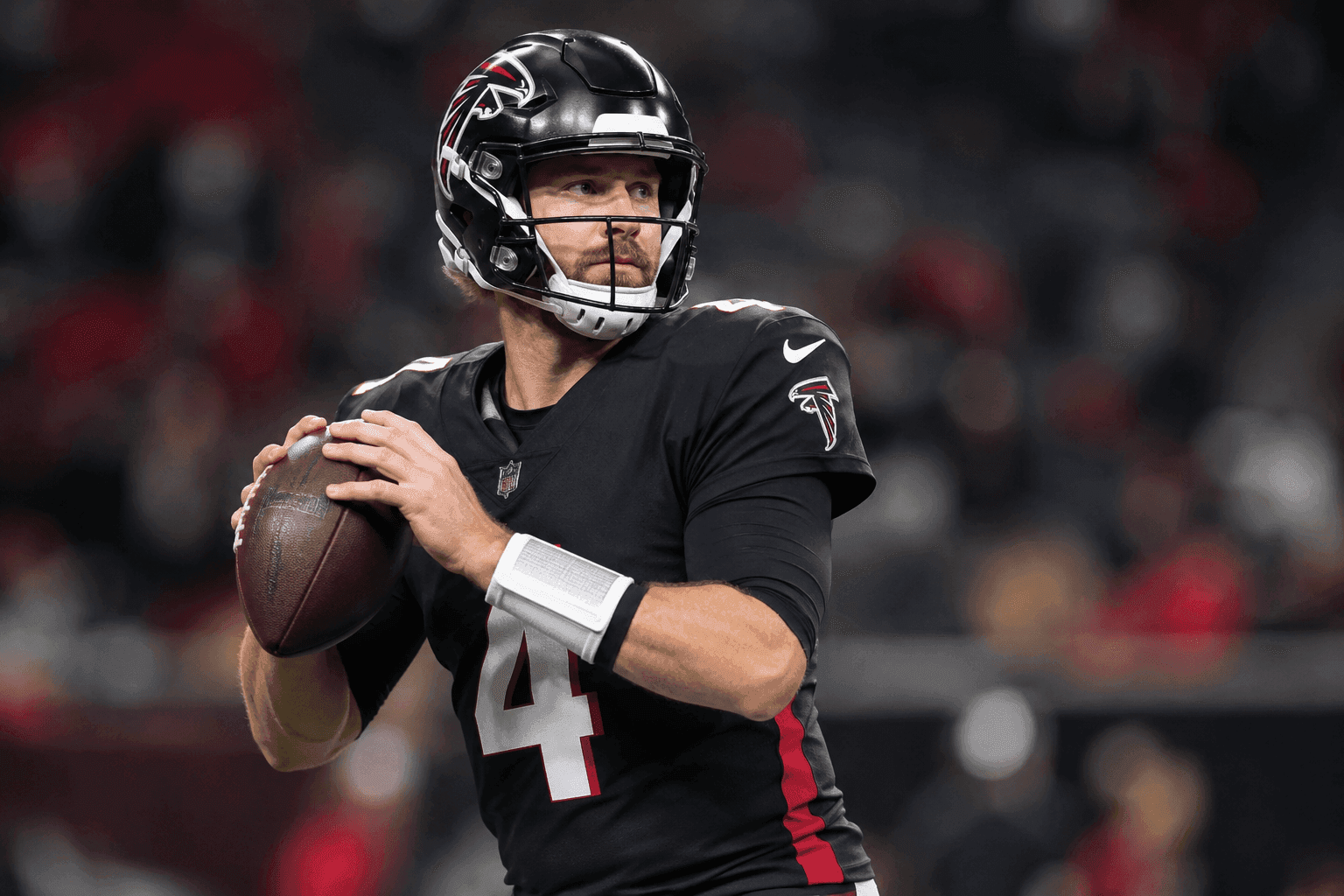 Editorial sports image for Cooper Rush Will Start for Falcons Despite Saturday Back Spasms