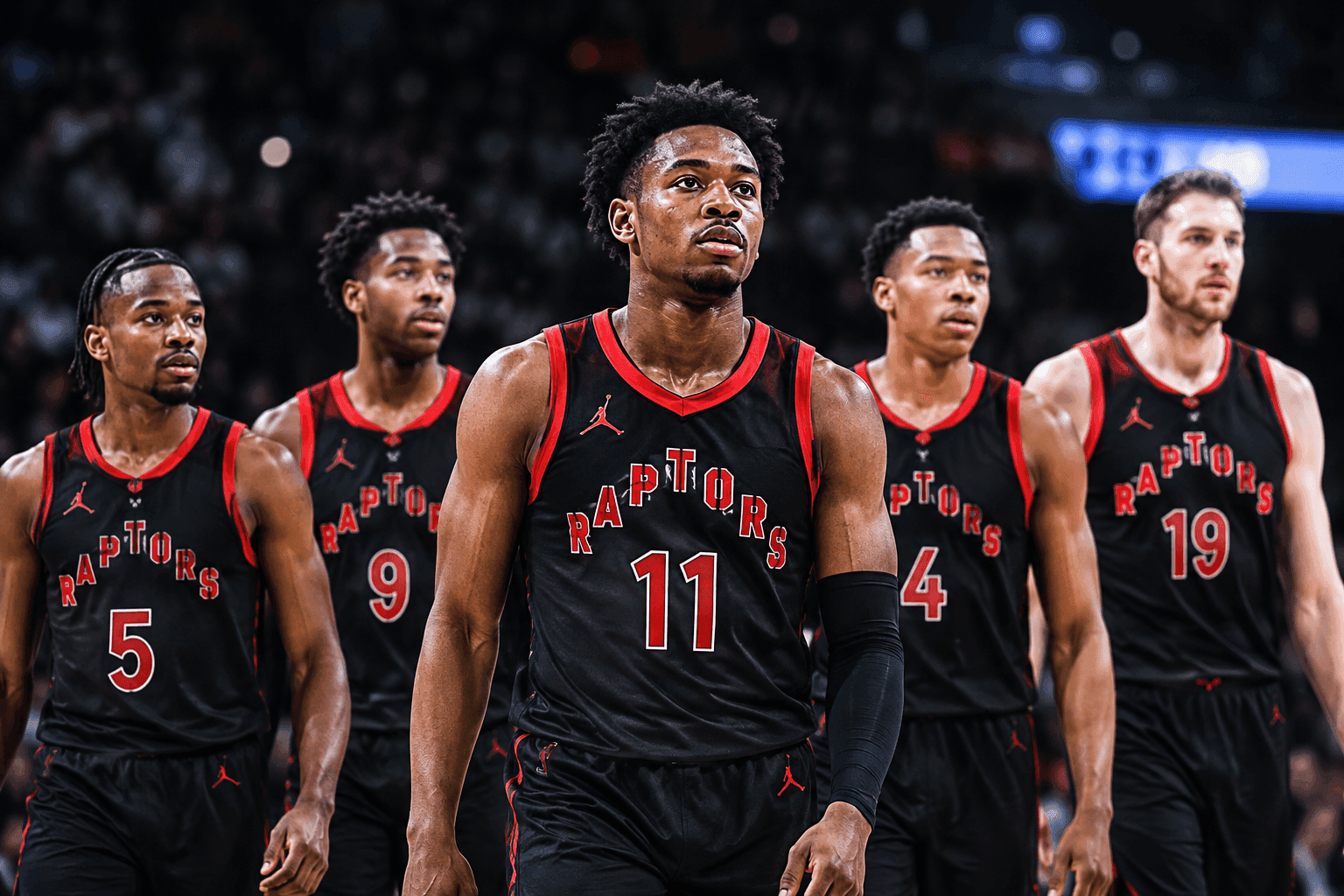 Editorial sports image for Raptors Swap Walter for Leonard in Sunday Starting Lineup Against Timberwolves