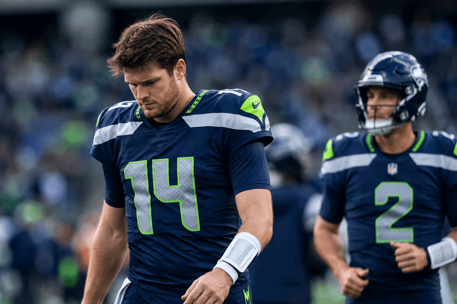 Editorial sports image for Sam Darnold Ruled Out Against Cardinals With 'Unique' Glute Injury