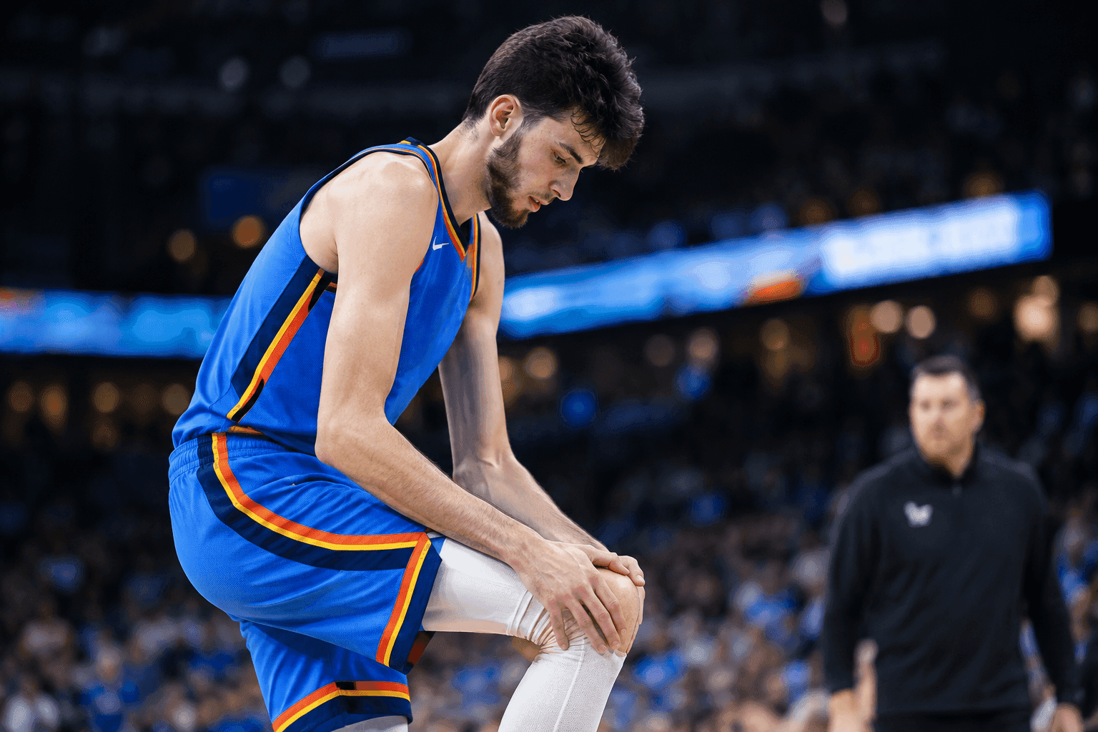 Editorial sports image for Chet Holmgren Ruled Out Against Suns With Knee Injury