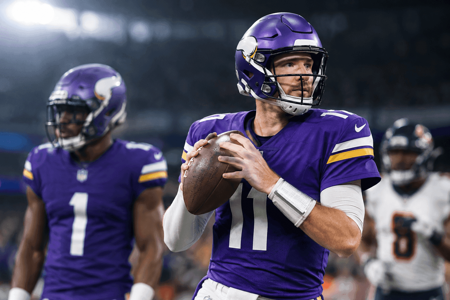 Editorial sports image for Kyler Murray Ruled Out, Ushering in the Carson Wentz Experience in Minnesota