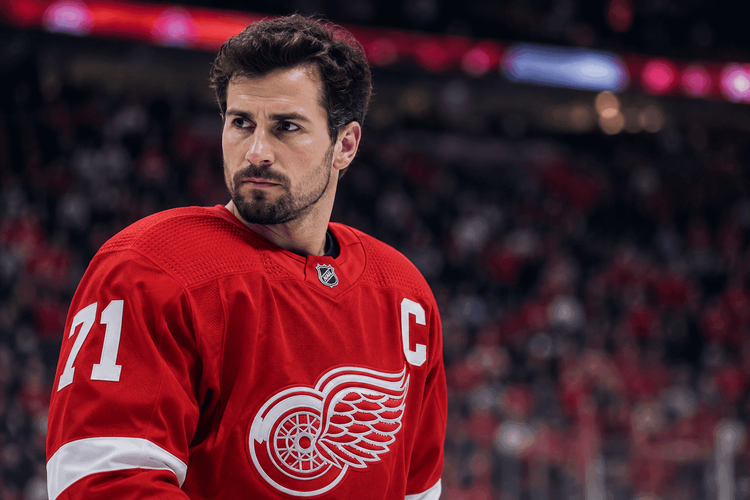 Editorial sports image for Dylan Larkin Is Officially Sitting Out Until the Red Wings Trade Him
