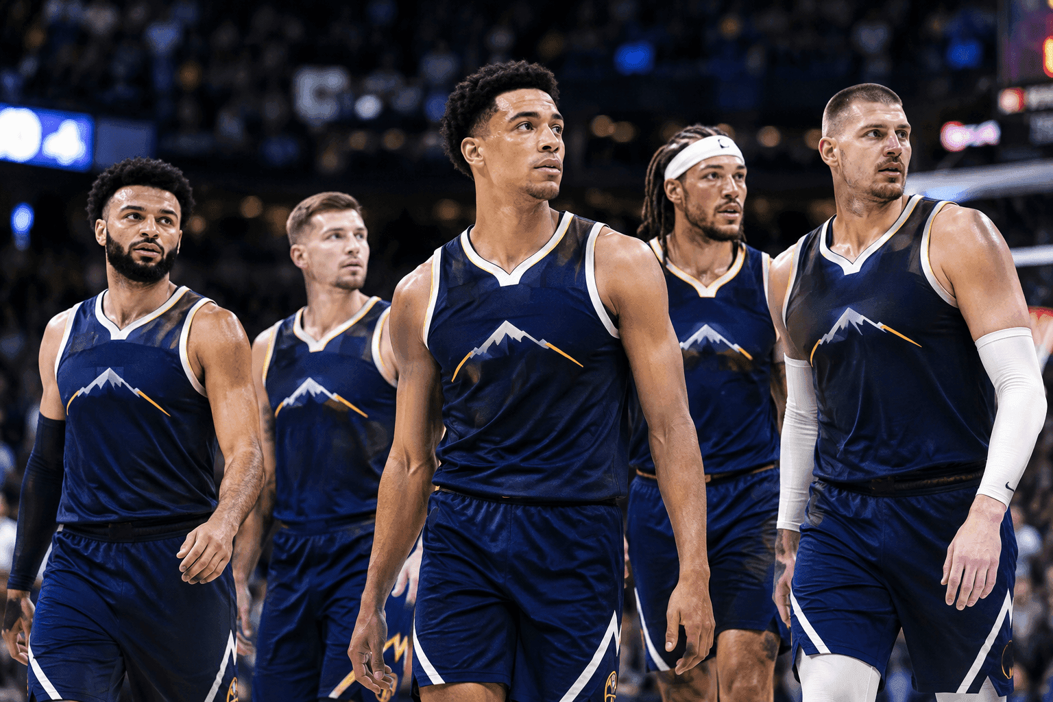 Editorial sports image for Nuggets Roll Out Another Bizarre Starting Lineup Featuring Bryce Hopkins