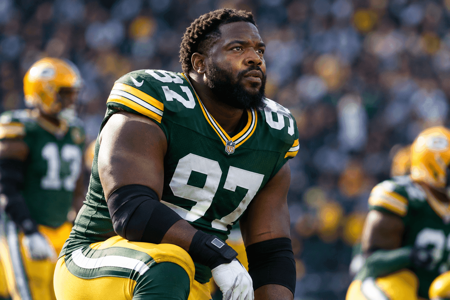 Editorial sports image for Packers Lose Javon Hargrave to Torn Achilles in Brutal Defensive Blow