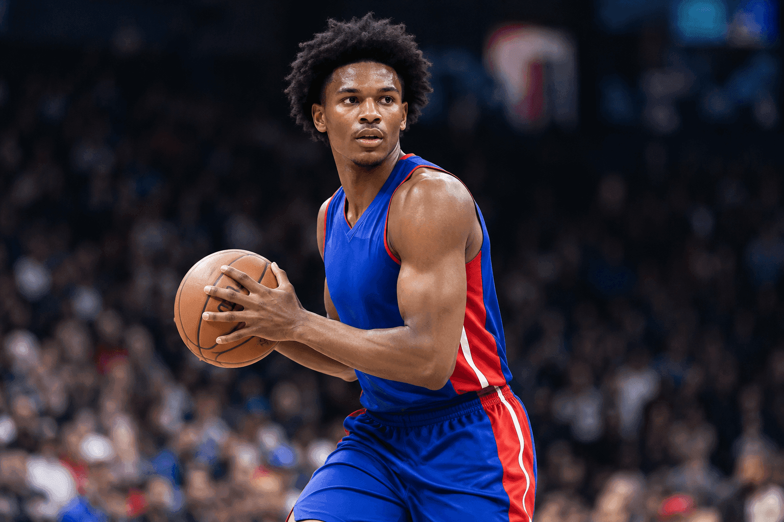 Editorial sports image for Ausar Thompson Cleared to Play Tuesday After Ankle Scare