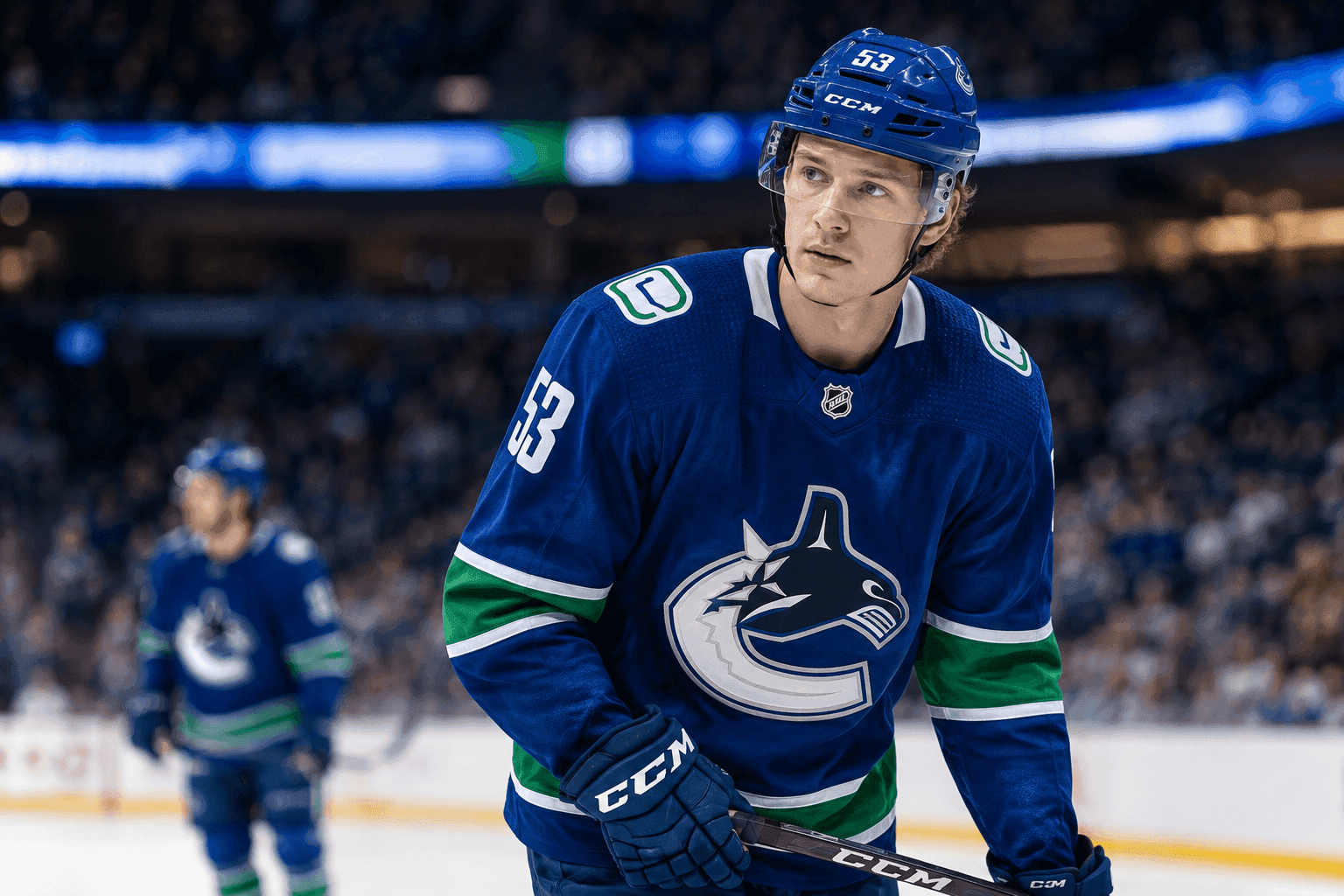 Editorial sports image for Canucks Place Aatu Raty on Waivers Amid Brutal Losing Streak