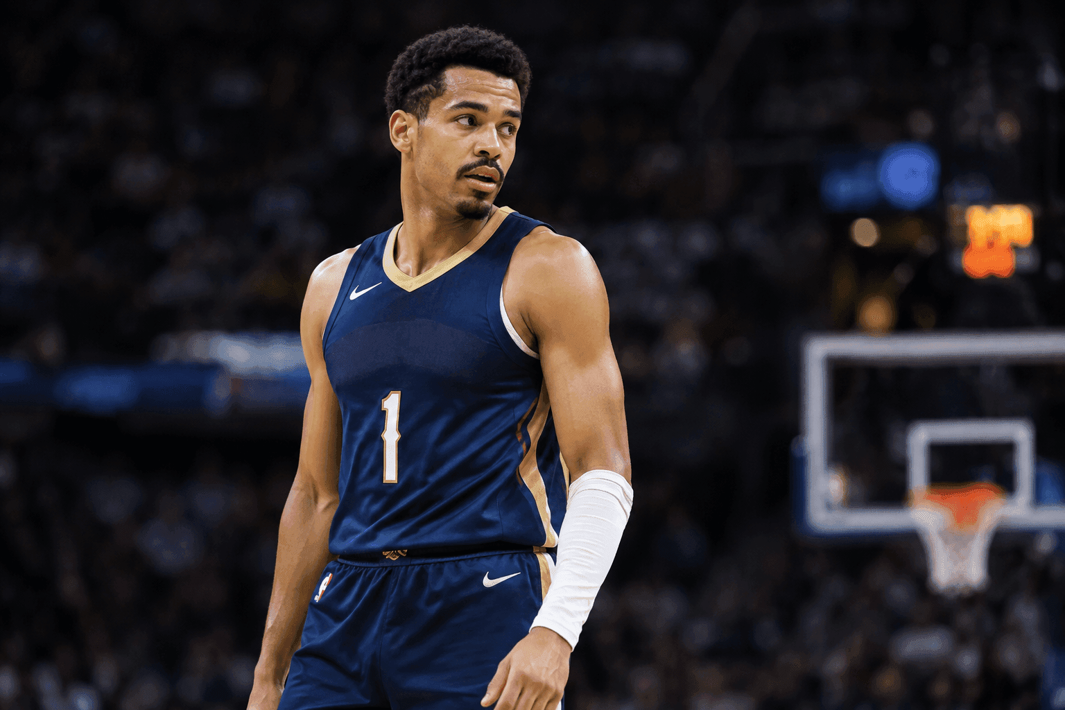 Editorial sports image for Jordan Poole Ruled Out Thursday With Ankle Injury