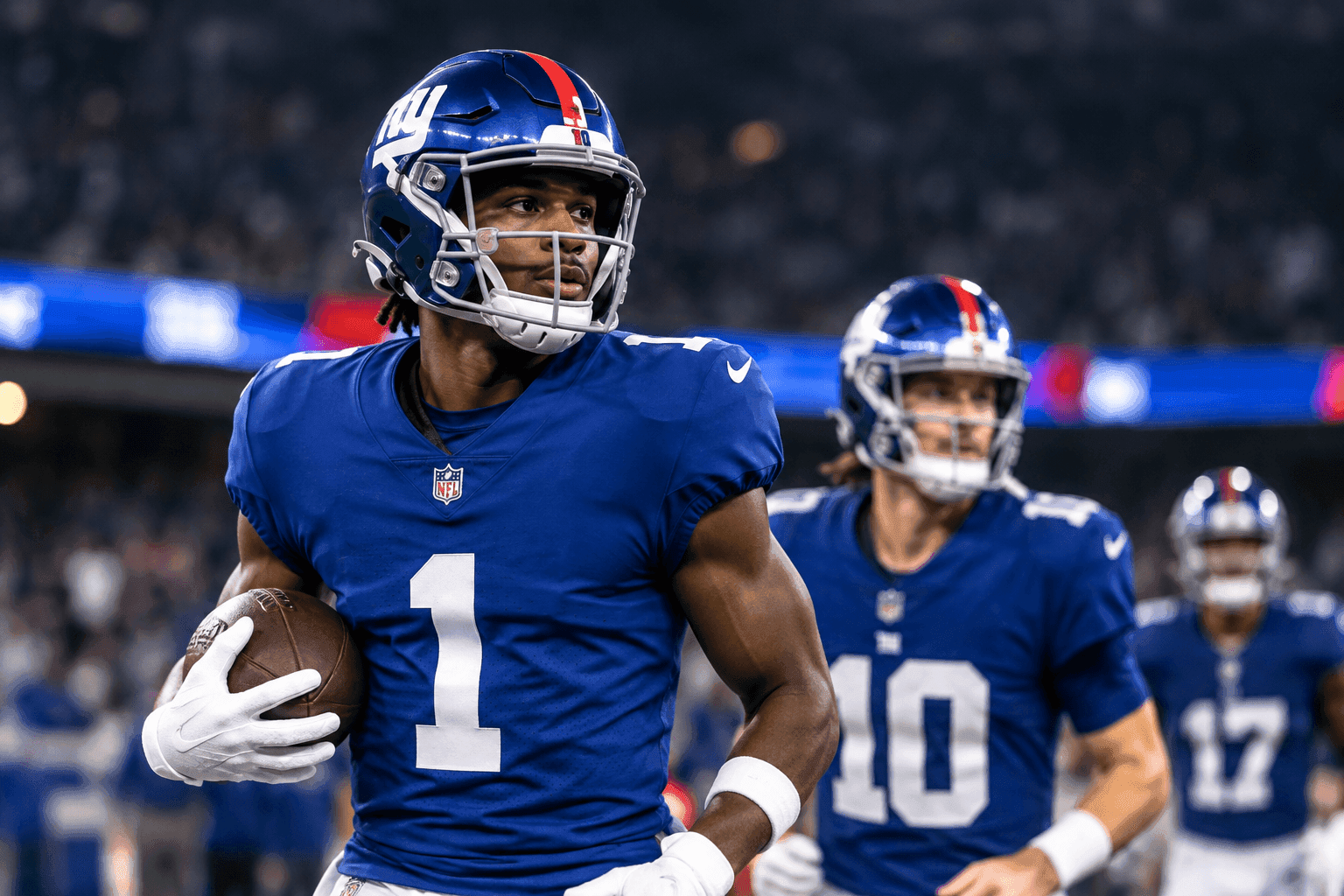 Editorial sports image for Giants Hit Panic Button, Elevate Receivers as Malik Nabers Downgraded to Questionable