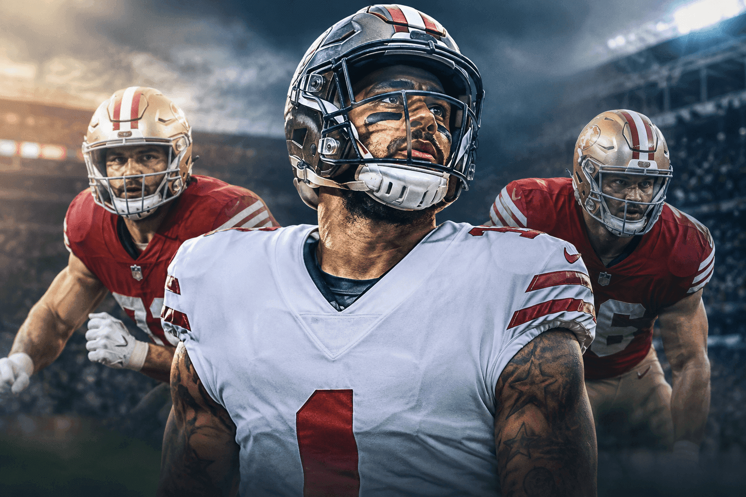 Editorial sports image for 49ers Lose Bosa and Juszczyk for Seahawks Clash, But Mike Evans Returns