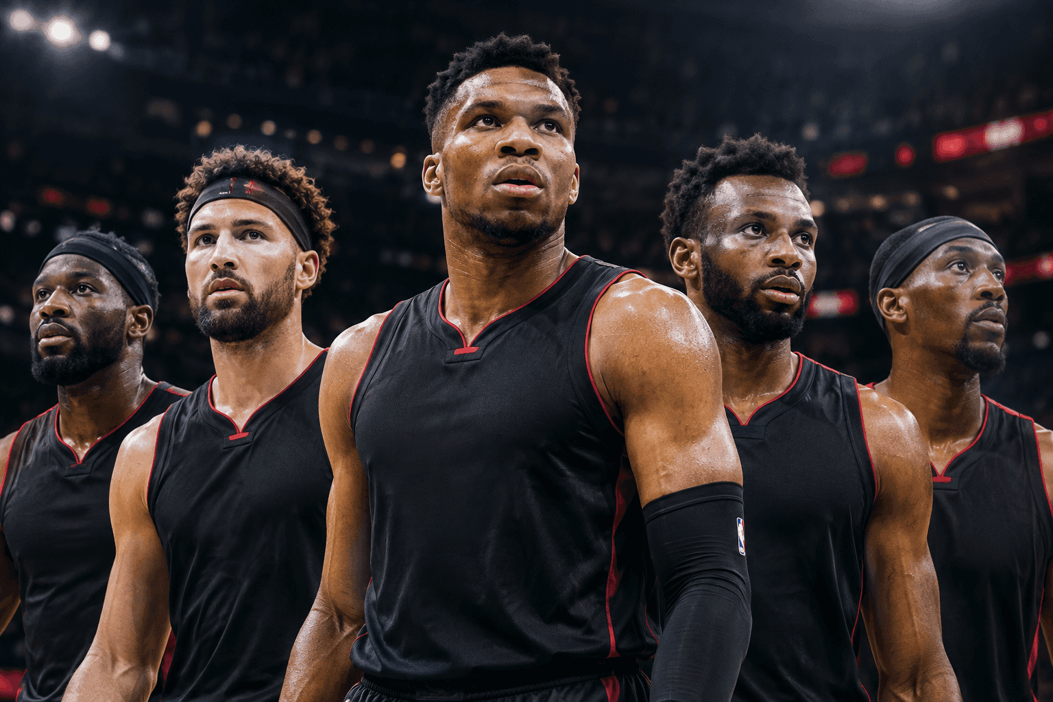 Editorial sports image for The Miami Heat's New Starting Lineup Looks Like a 2021 Fever Dream