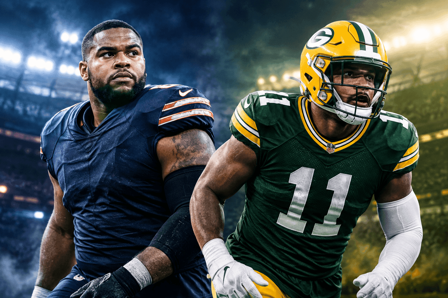 Editorial sports image for NFC North Arms Race: Bears Land Jeffrey Simmons While Packers Prep for Micah Parsons' Return