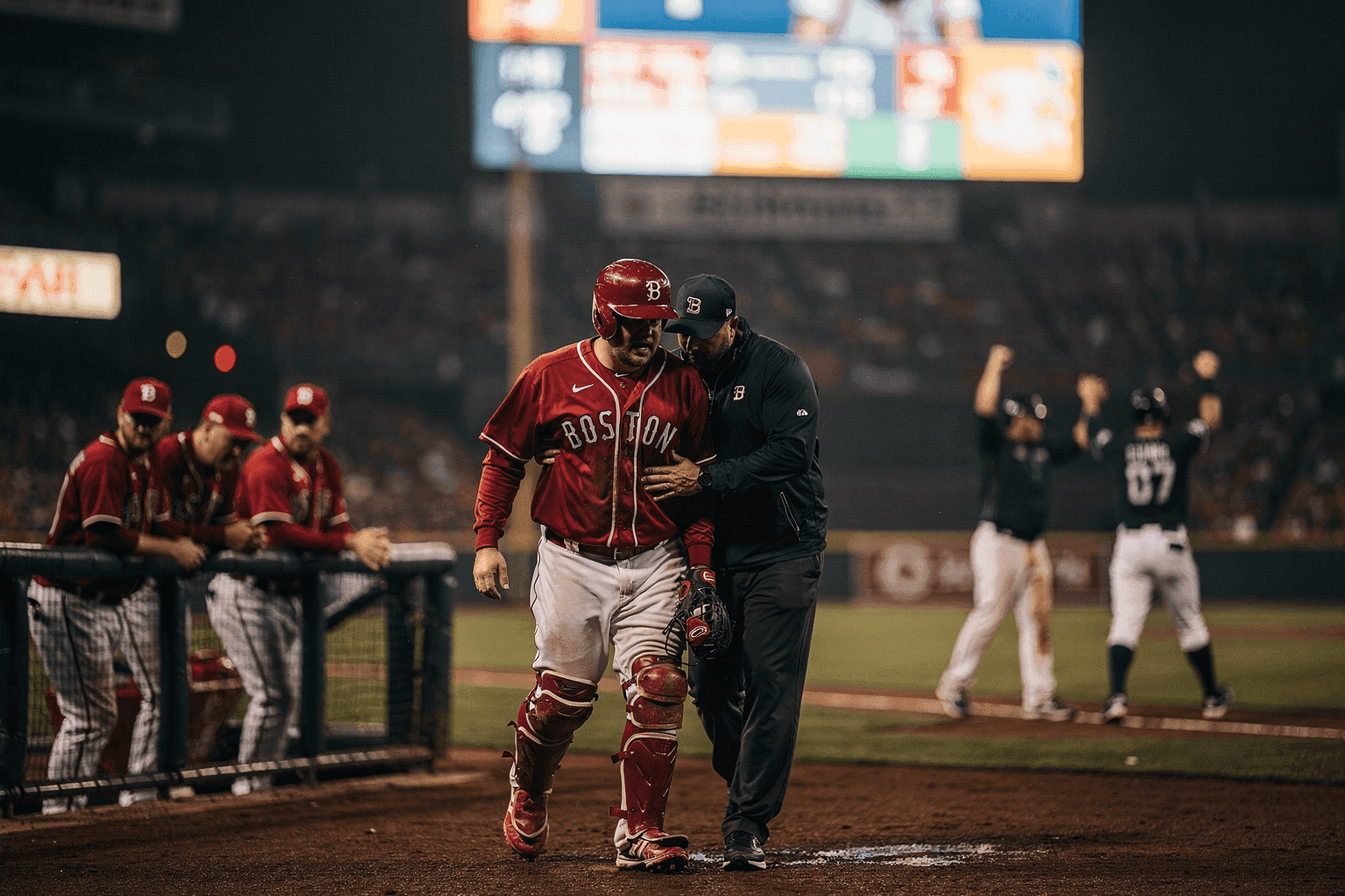 Editorial sports image for Red Sox Lose Willson Contreras to IL After Yankees Massacre