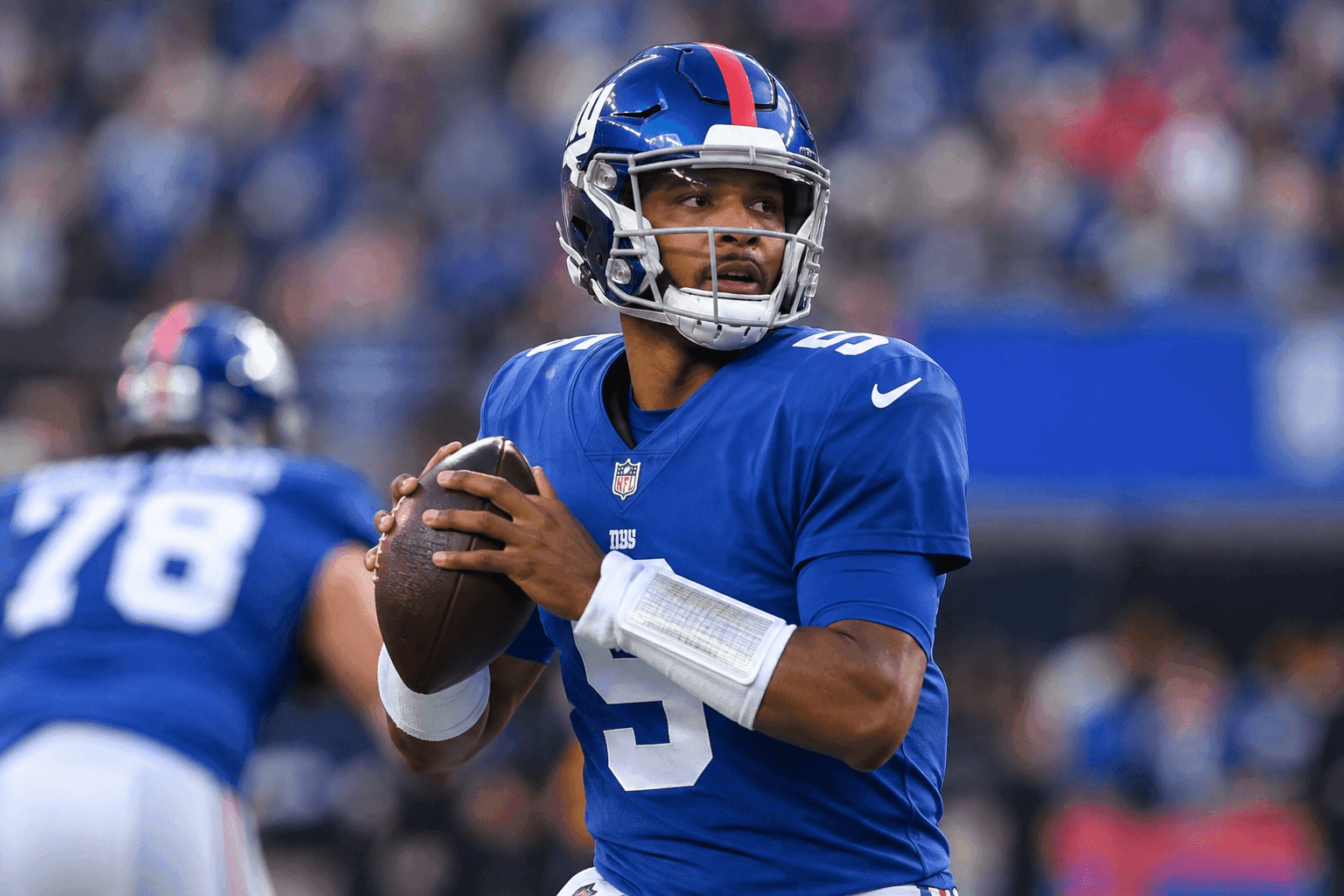 Editorial sports image for Jameis Winston is Starting for the Giants, and New York is Already Shopping for His Replacement
