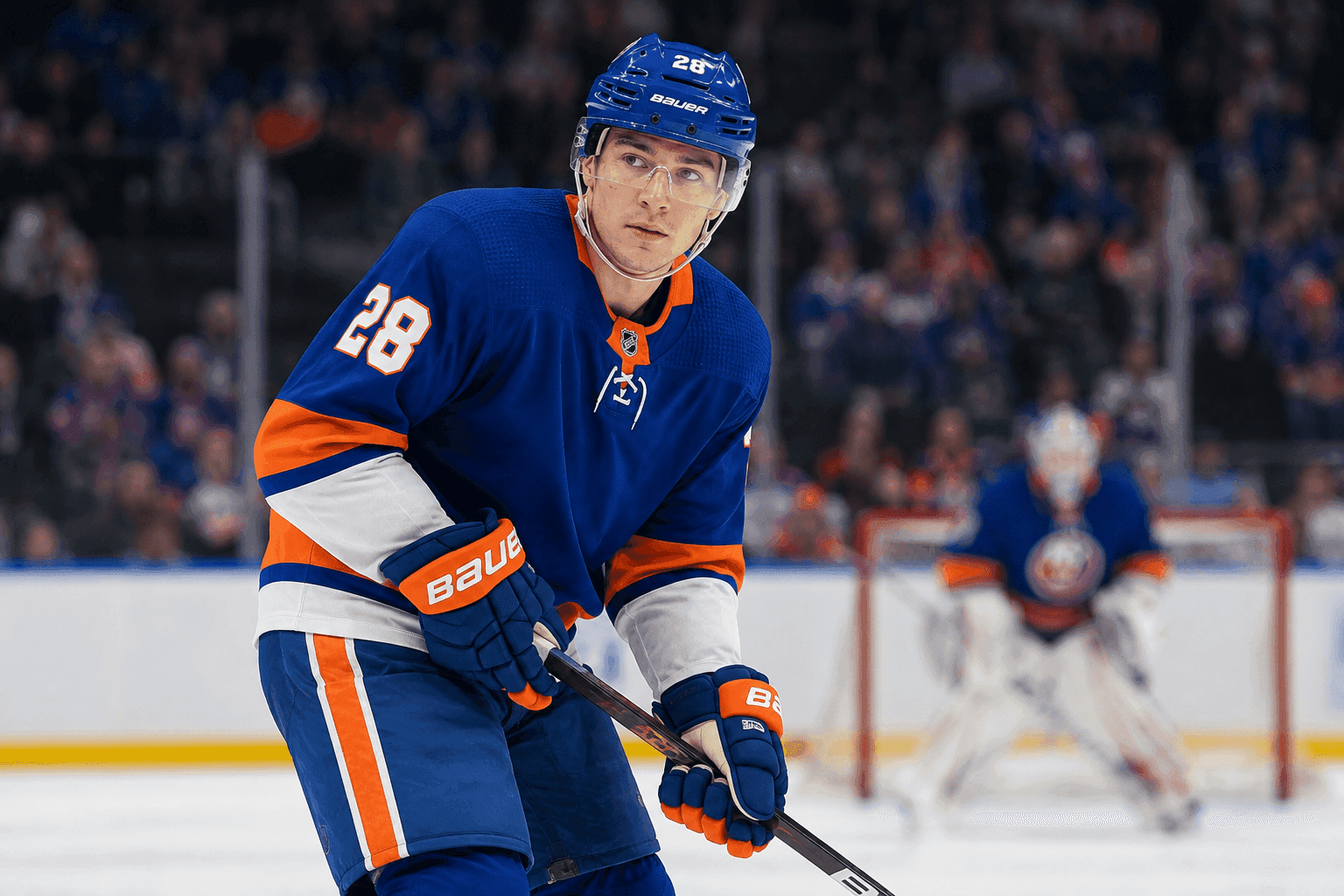 Editorial sports image for Alexander Romanov Out 6-8 Months With Torn ACL in Brutal Blow to Islanders