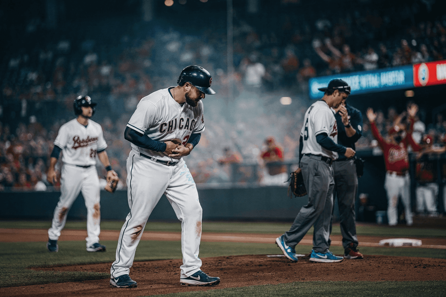 Editorial sports image for Cubs Lose Dansby Swanson and Edward Cabrera to IL After Brutal Sunday