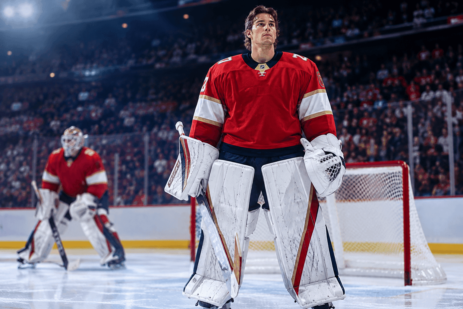 Editorial sports image for Panthers Lose Jacob Markstrom for Two Weeks, Call Up 6-Foot-8 Goalie Cooper Black