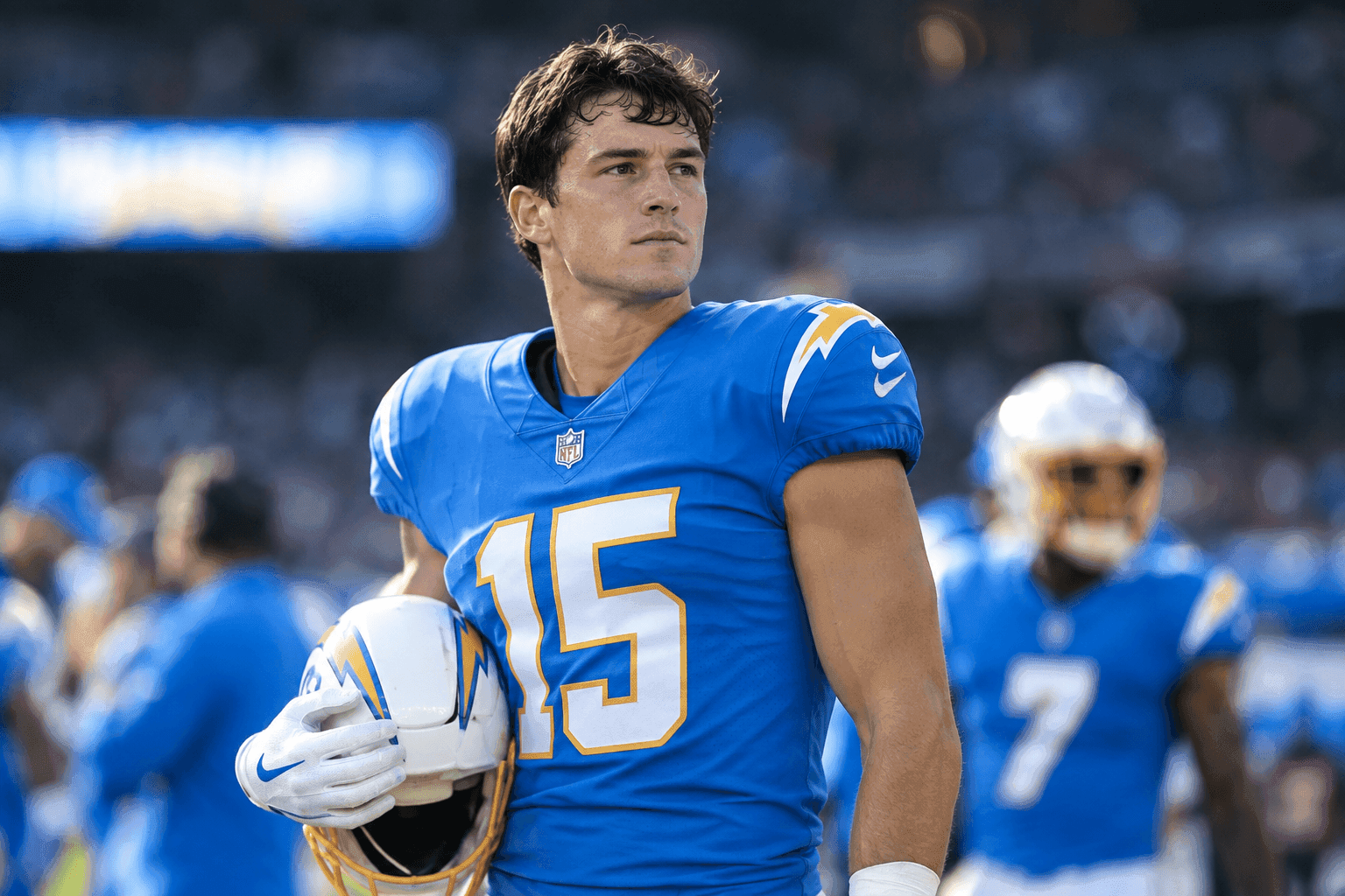 Editorial sports image for Chargers Offense Hits Panic Button as Ladd McConkey Unlikely for Sunday