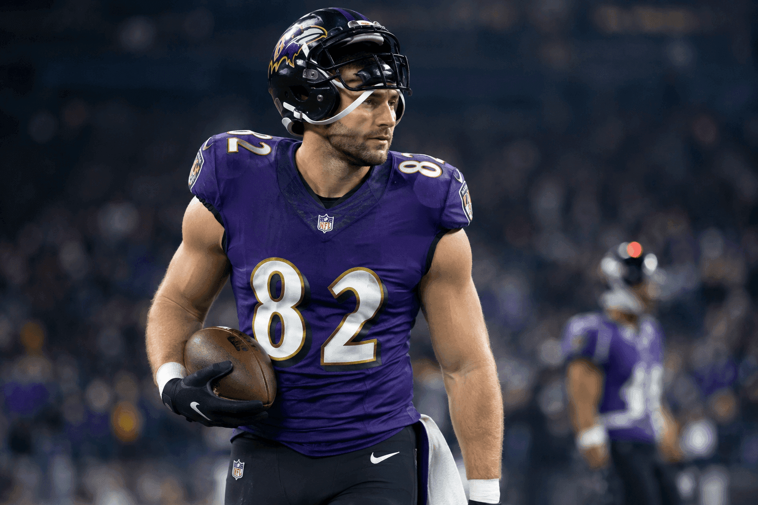 Editorial sports image for Ravens TE Durham Smythe Out for Season with Torn Achilles
