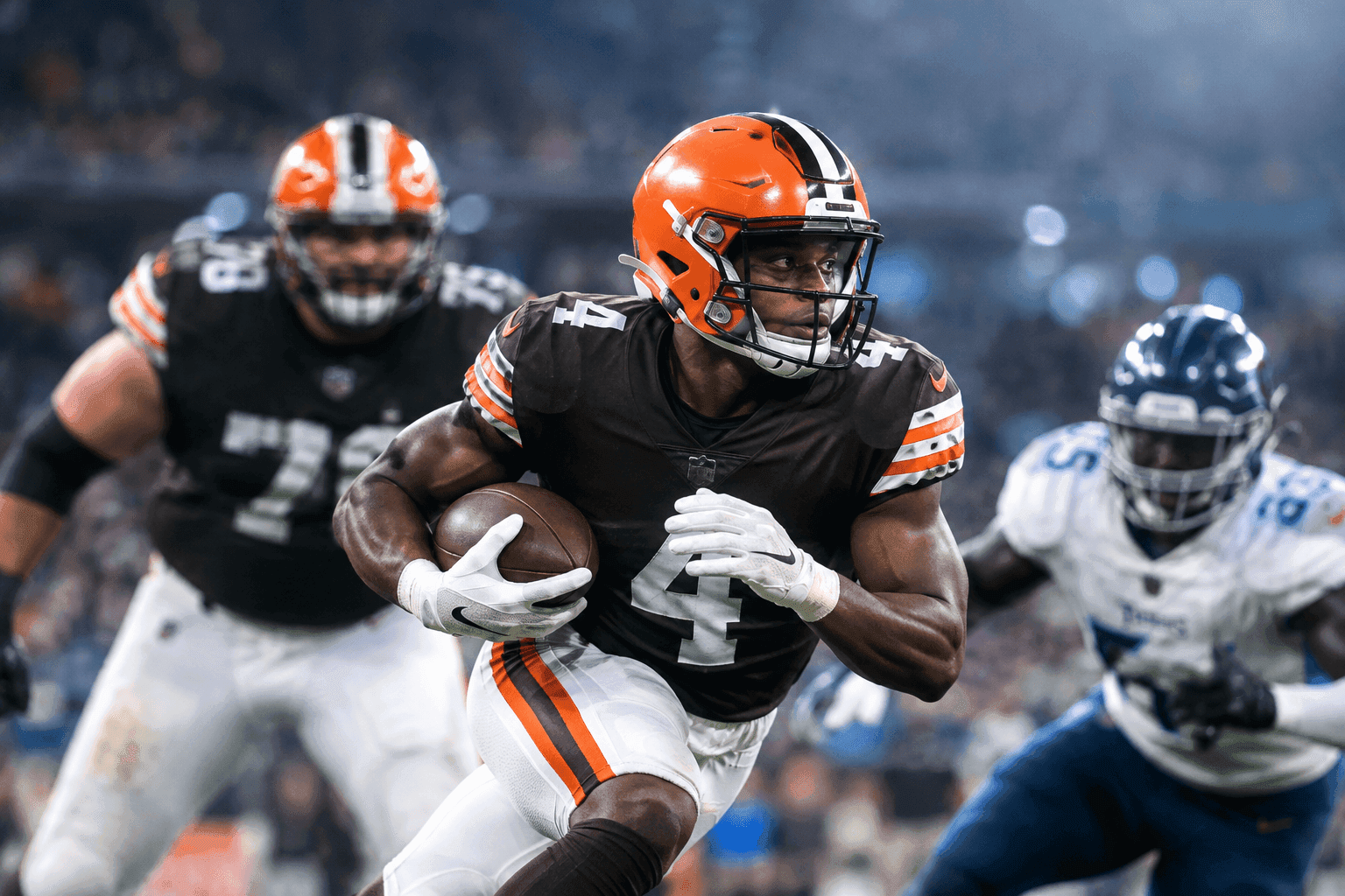 Editorial sports image for Browns Swap Teven Jenkins for Dylan Sampson in Latest Roster Shuffle
