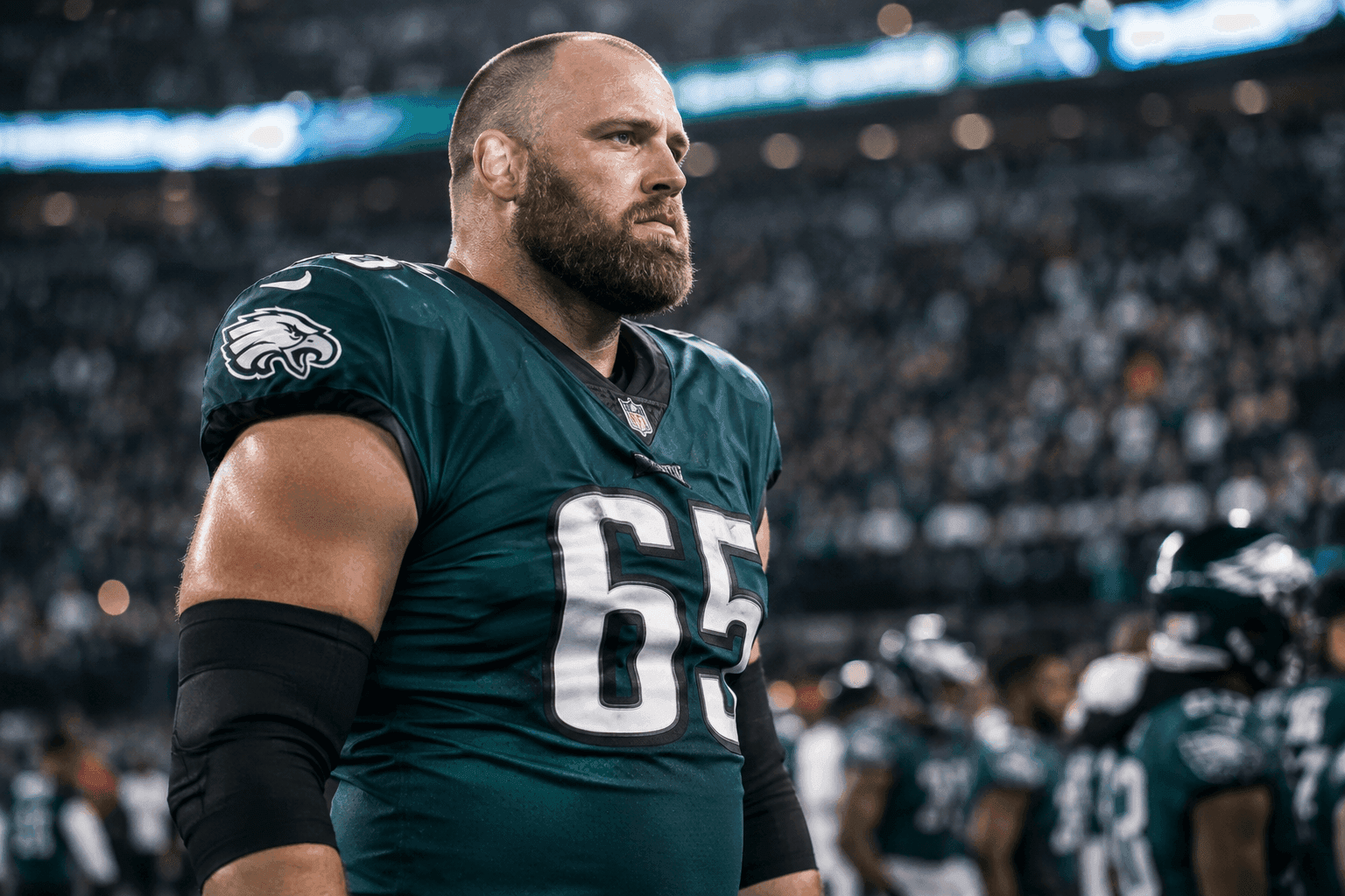 Editorial sports image for Eagles Star Lane Johnson Drops Mid-Season Retirement Bombshell