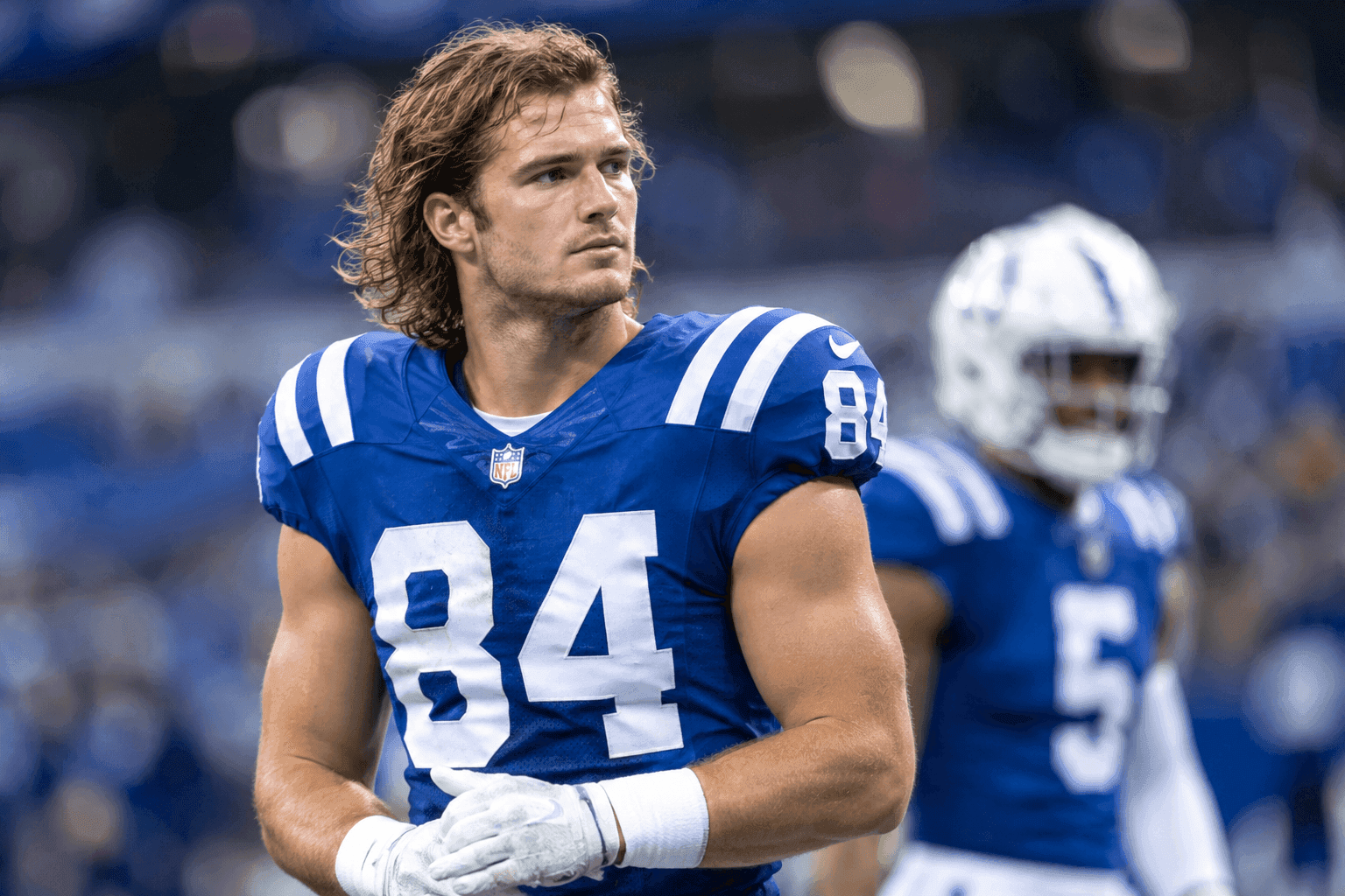 Editorial sports image for Tyler Warren Ruled Out Against Titans, Leaving Colts Offense Searching for Answers