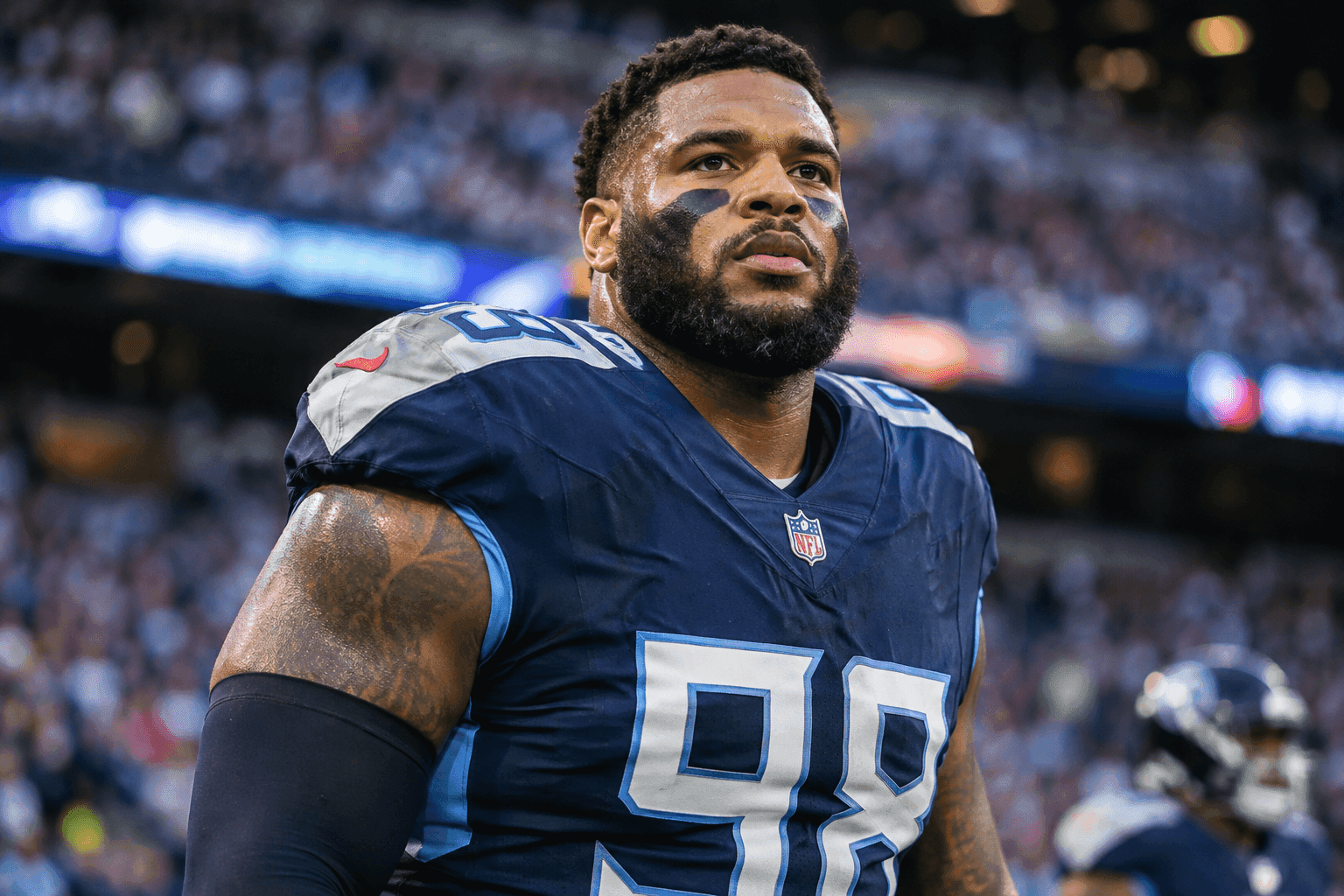 Editorial sports image for Bears Go All-In, Send Two First-Round Picks to Titans for Jeffrey Simmons