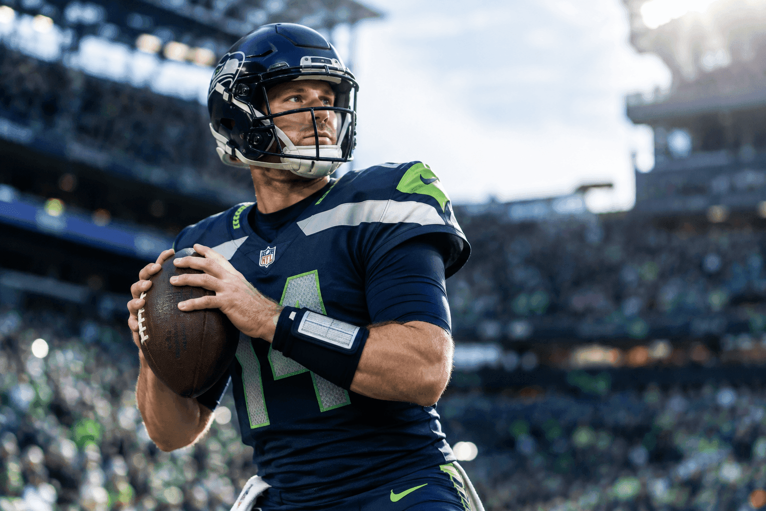 Editorial sports image for Sam Darnold Cleared to Return, Ending the Drew Lock Era in Seattle