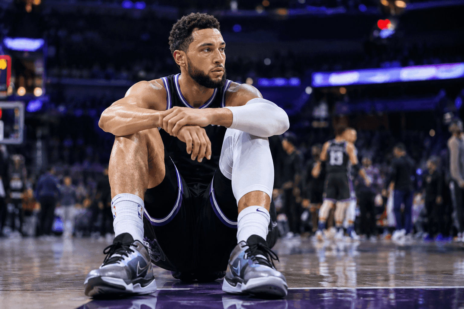 Editorial sports image for Ben Simmons Tears Achilles as the Kings' Nightmare Season Spirals