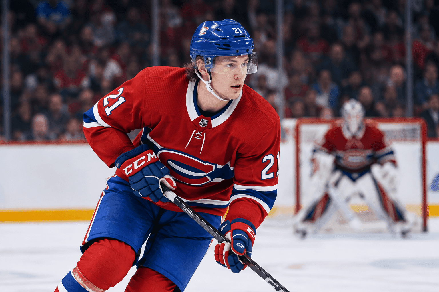 Editorial sports image for Kaiden Guhle Returns to Save the Canadiens' Defense from Itself