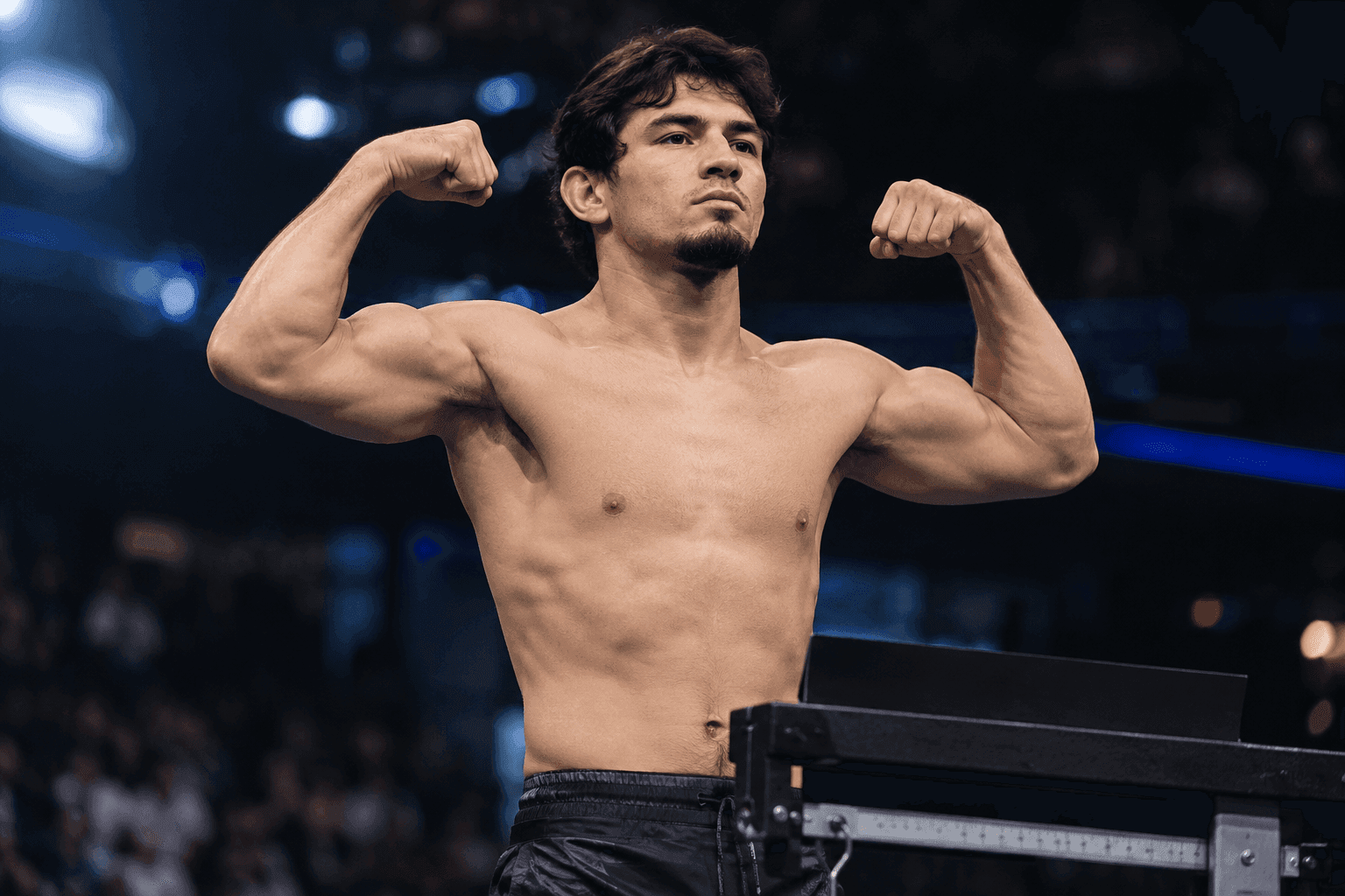Editorial sports image for Cristian Perez Clears the Scale at 154.5 Pounds for UFC Edmonton