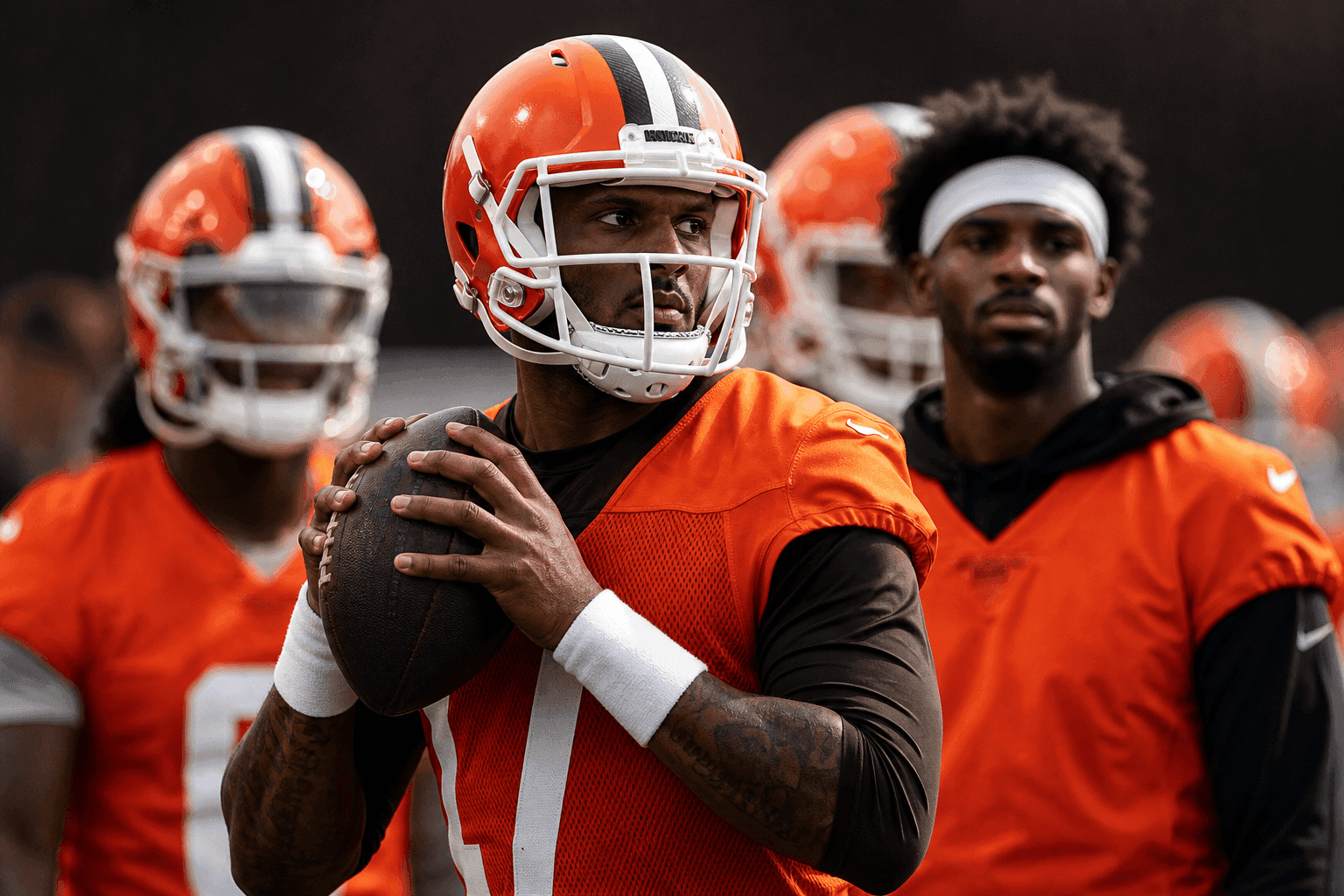 Editorial sports image for Browns Officially Name Deshaun Watson Week 1 Starter Because The Contract Demands It
