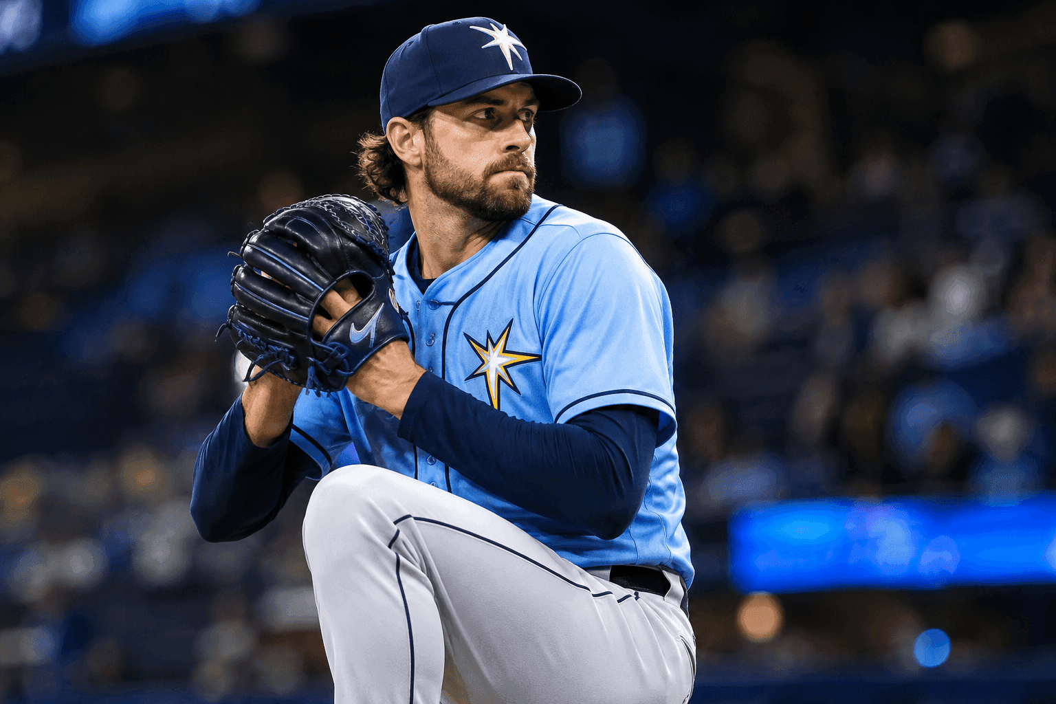 Editorial sports image for Rays Hit the Panic Button, Start Drew Rasmussen on Short Rest to Dodge Sweep