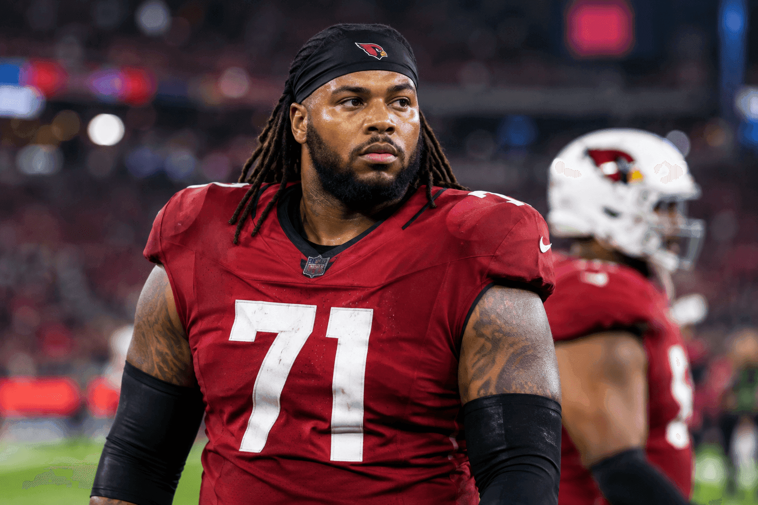 Editorial sports image for Cardinals Hit the Panic Button, Sign Jedrick Wills to Replace Paris Johnson Jr.