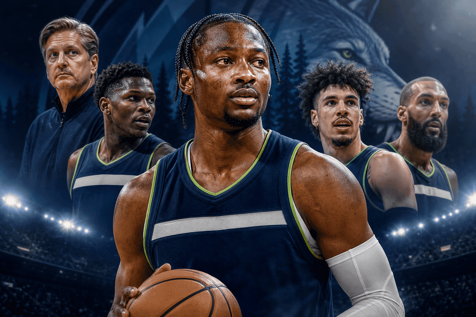 Editorial sports image for Jonathan Kuminga Bets on Himself, Signs Two-Year Deal With Timberwolves
