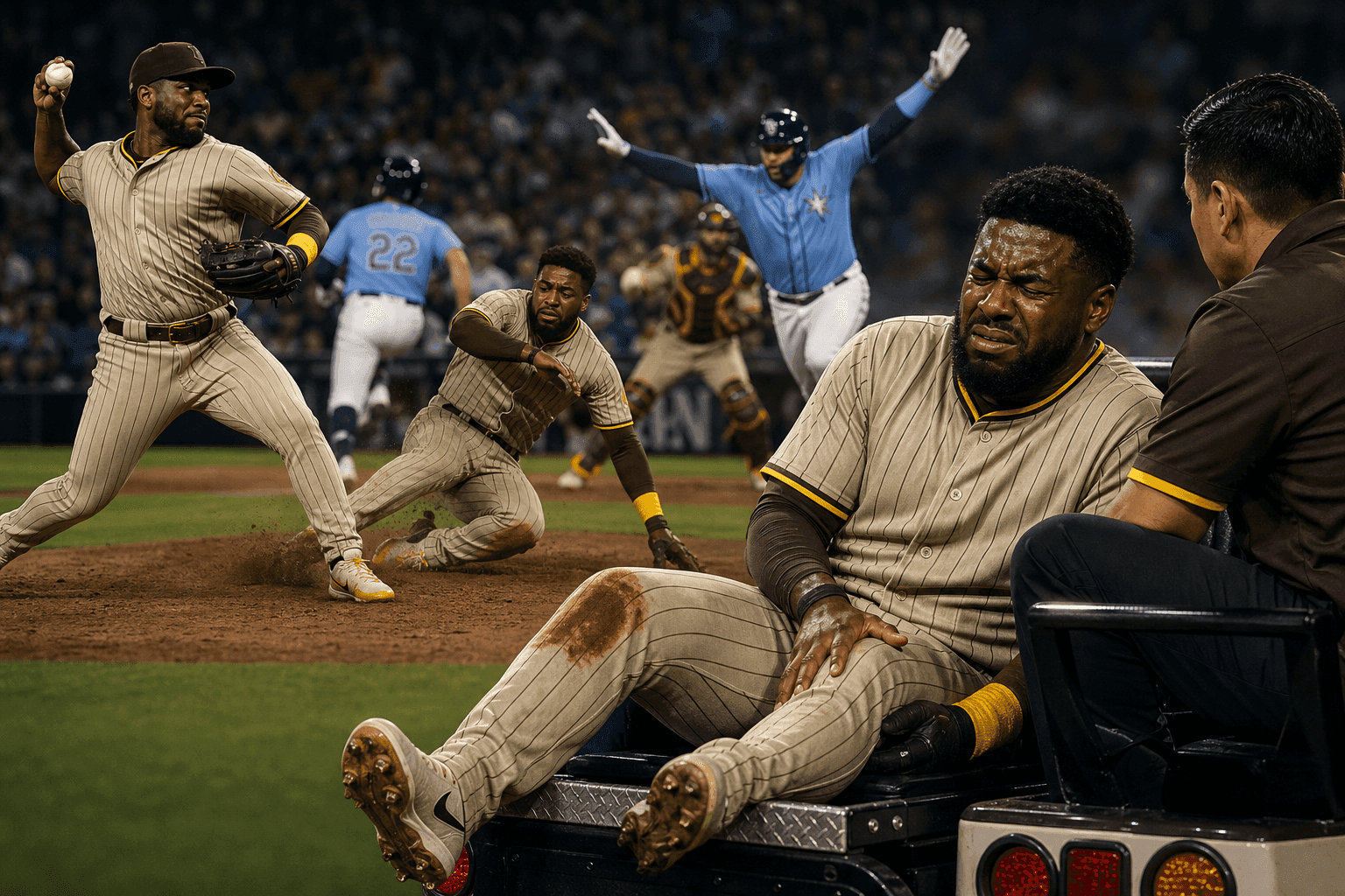 Editorial sports image for Luis Rengifo's Season Ends With a Torn ACL and a Cursed Highlight