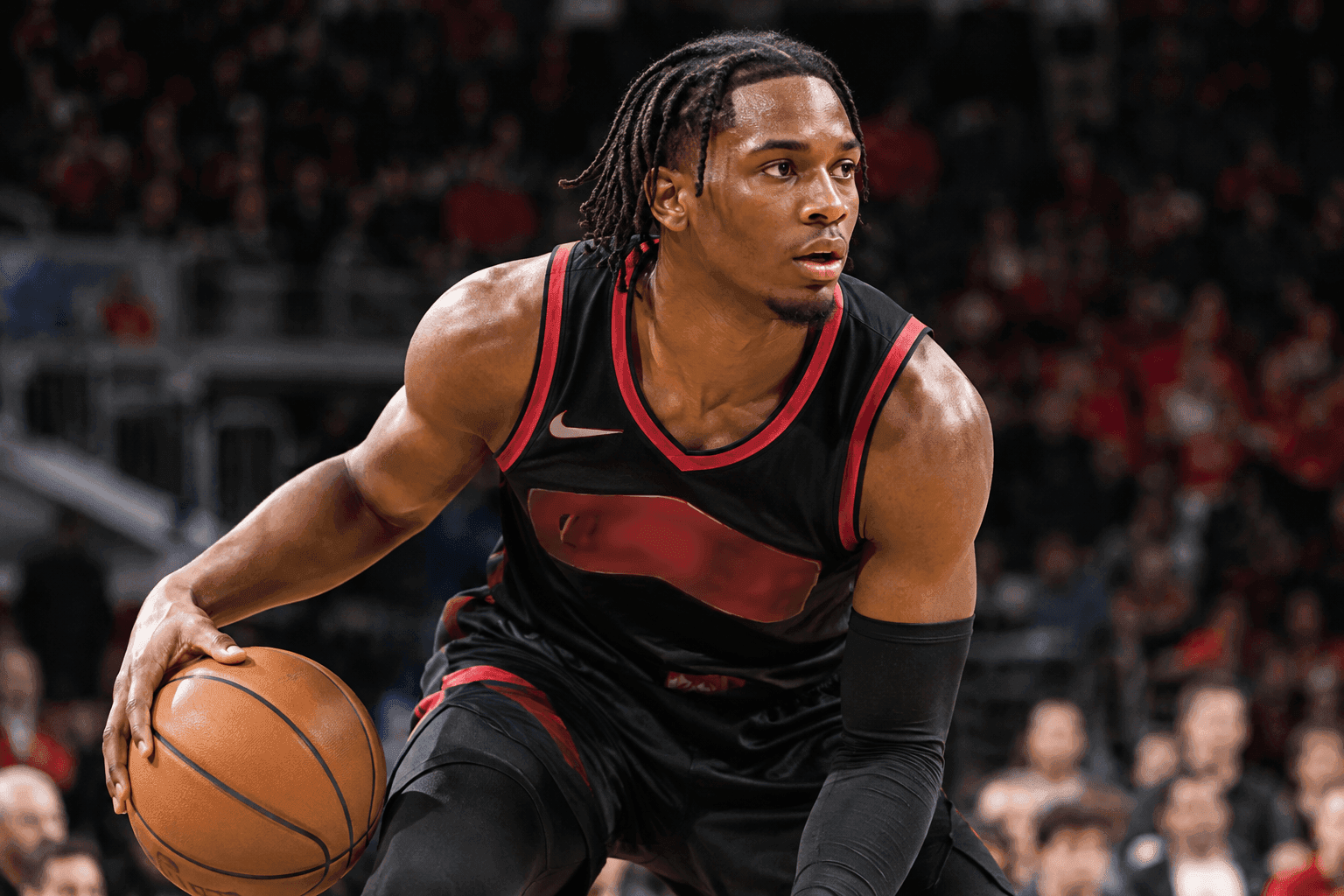 Editorial sports image for Isaac Okoro Cleared for Bulls Opener, Saving Chicago From Playing Traffic Cones on Defense