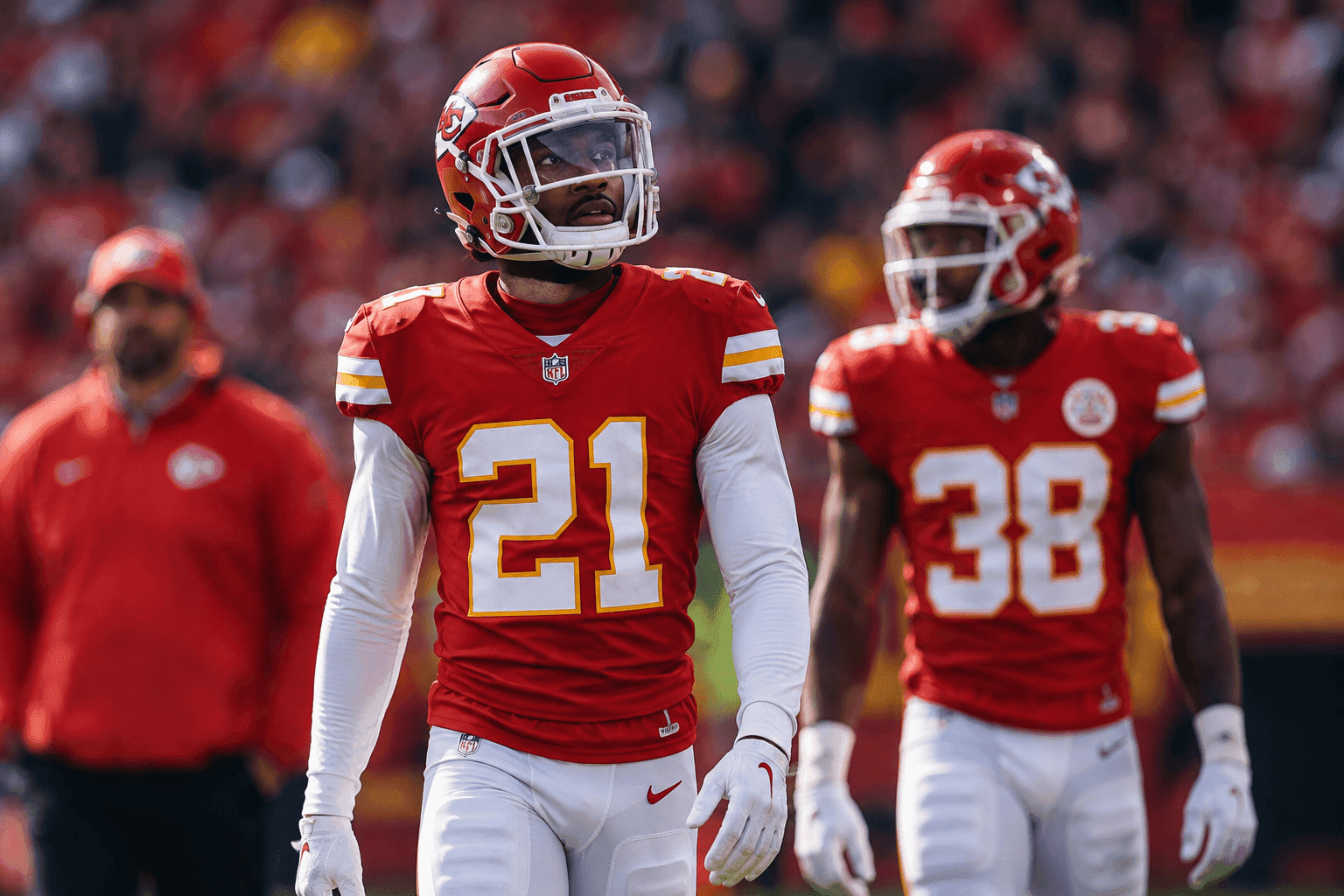 Editorial sports image for Chiefs Secondary Decimated as Mansoor Delane Ruled Out and L’Jarius Sneed Hits IR