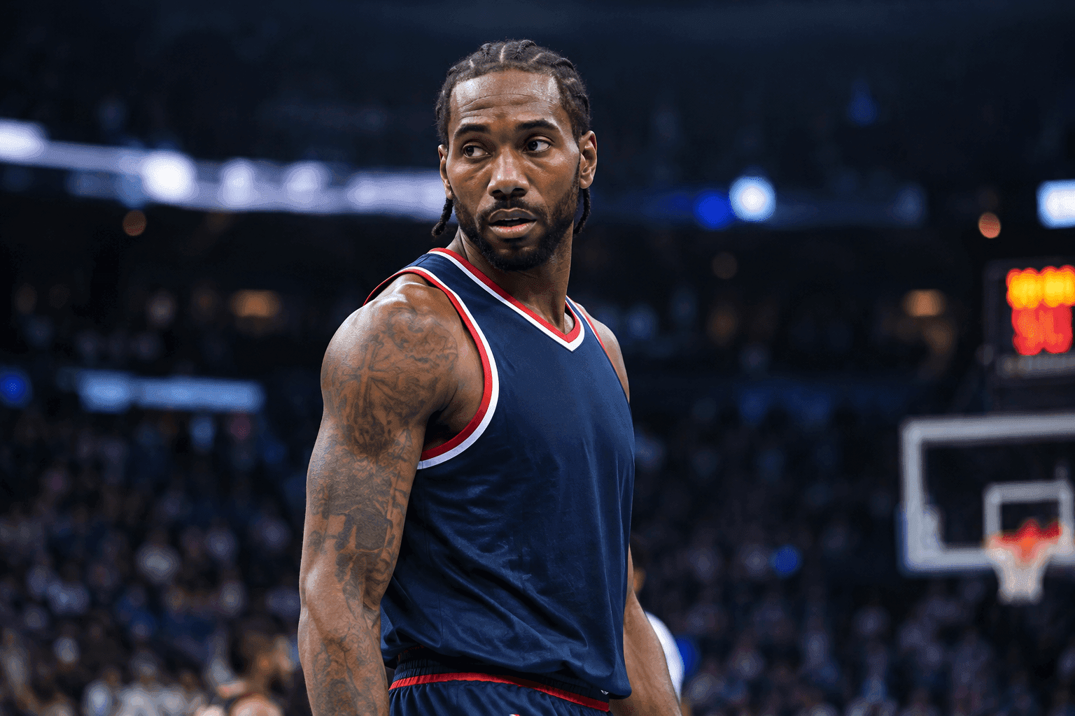 Editorial sports image for NBA Hijacks Monday Night Football With Midnight Kawhi Leonard Trade