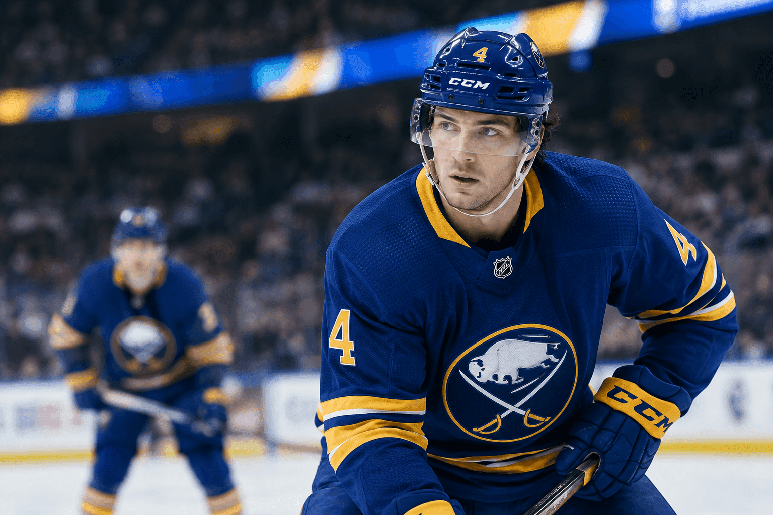 Editorial sports image for Sabres Stash Olen Zellweger on IR, Recall Dennis Gilbert to Patch the Blue Line
