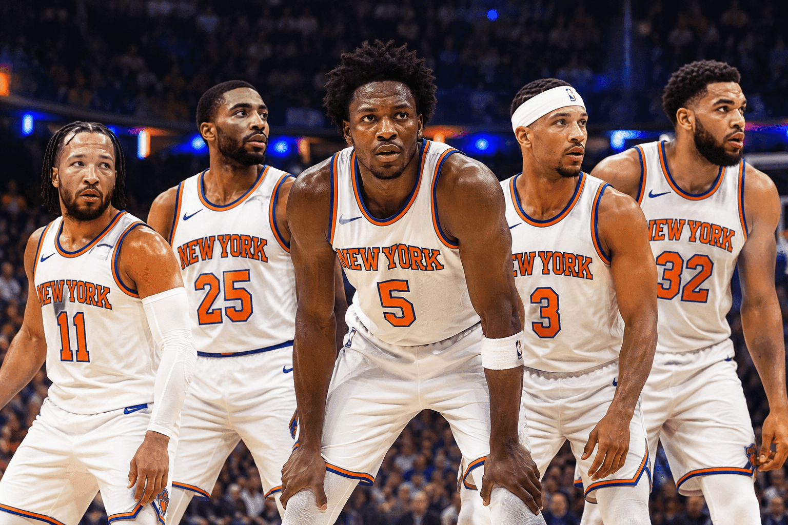 Editorial sports image for Knicks Finally Unleash the Exodia Lineup Against the Sixers