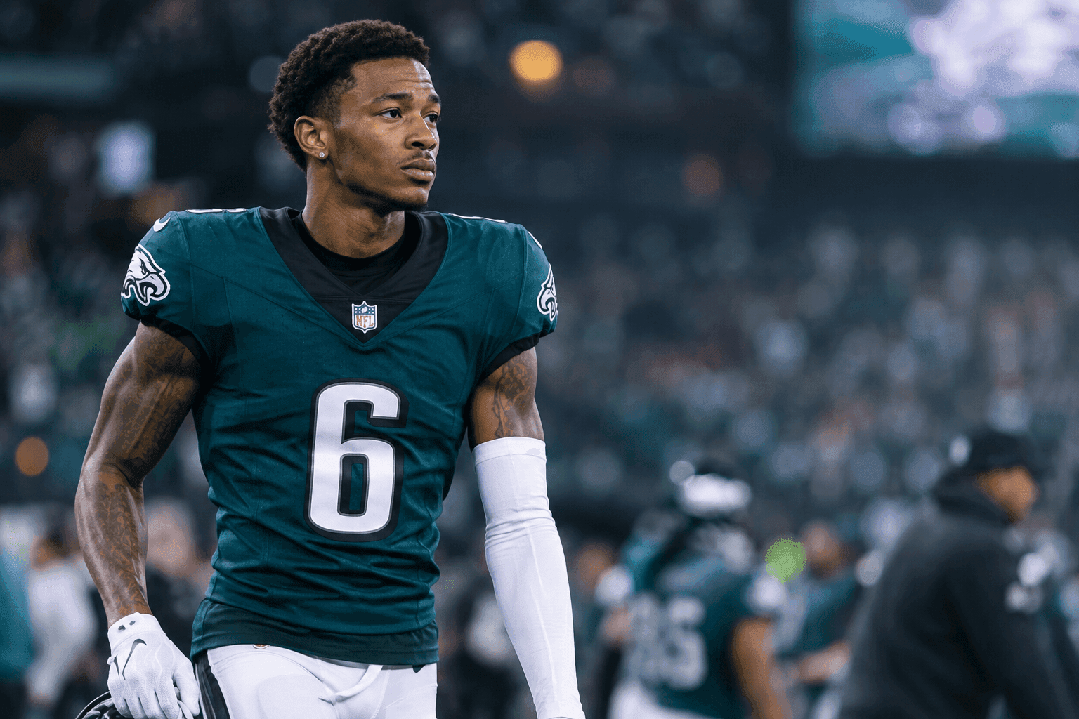 Editorial sports image for Eagles Offense Takes a Hit: DeVonta Smith Ruled Out Against Rams