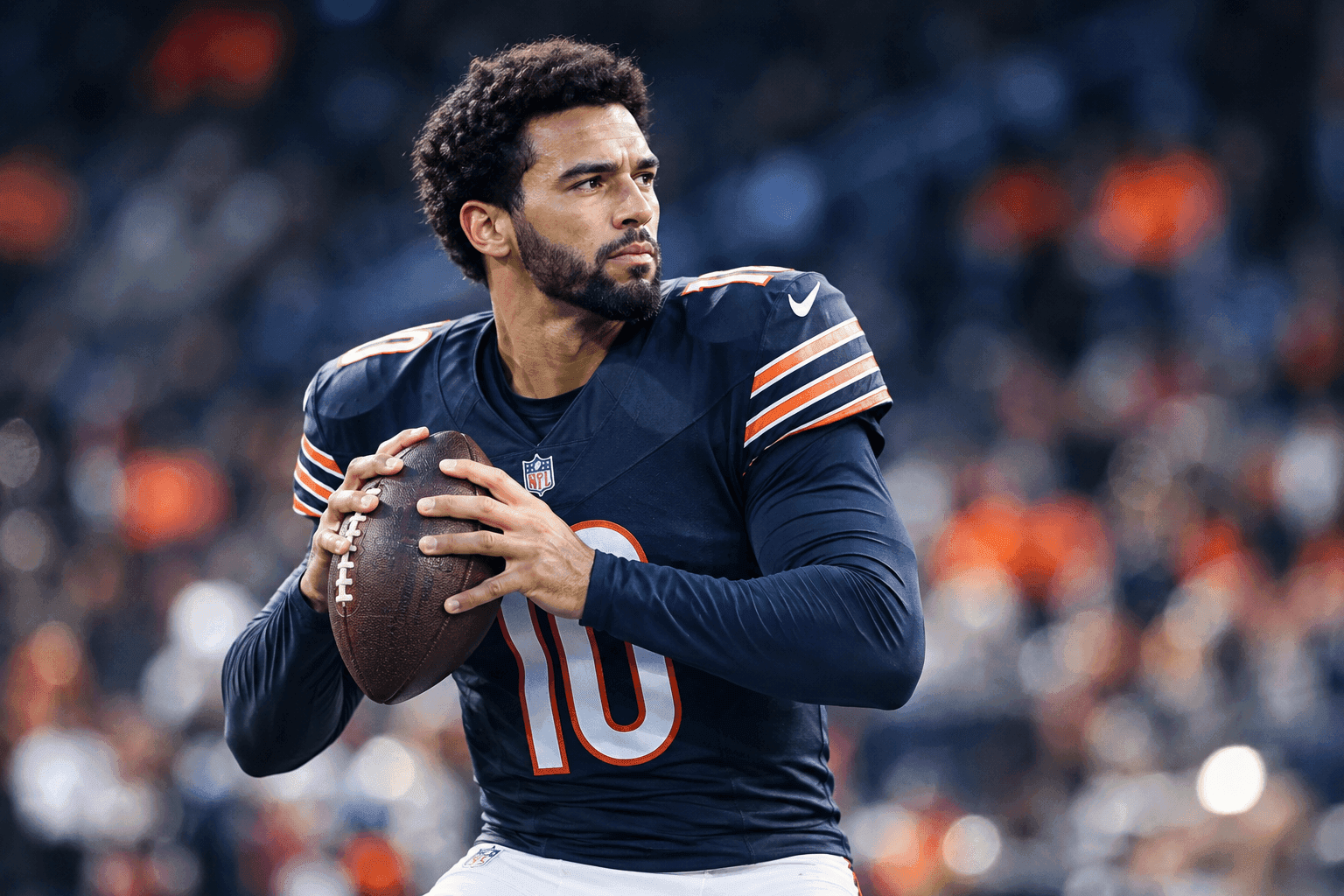 Editorial sports image for Bears QB Caleb Williams Nearing Return After Missing Packers Blowout