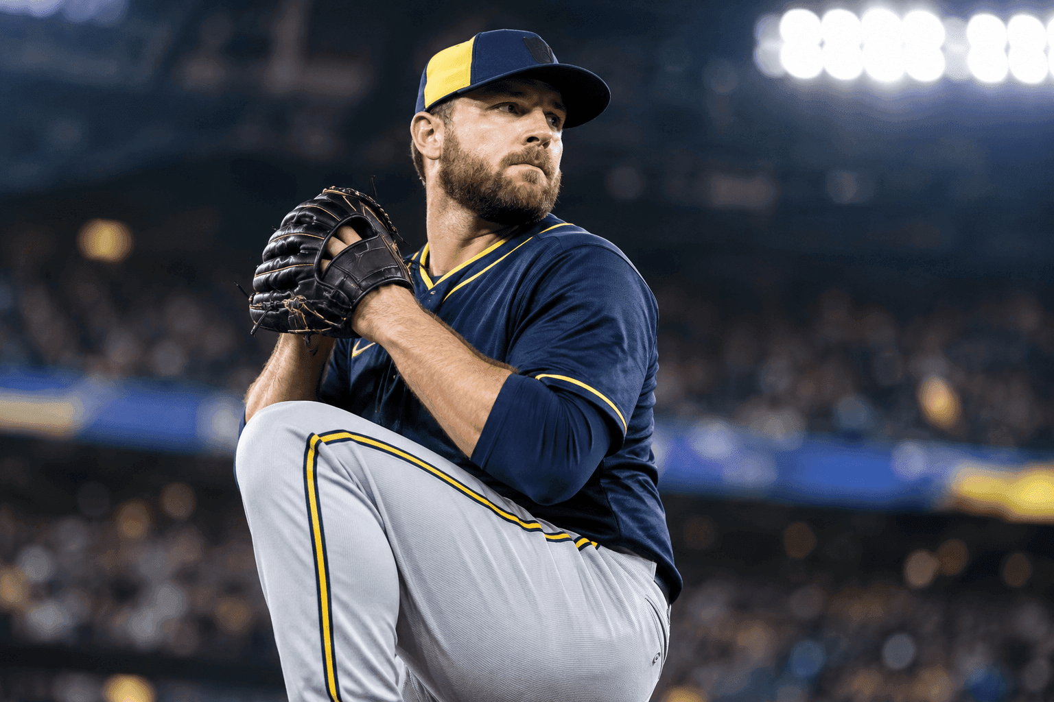 Editorial sports image for Brewers Stun Everyone, Add Brandon Woodruff to World Series Roster After Three-Month Layoff