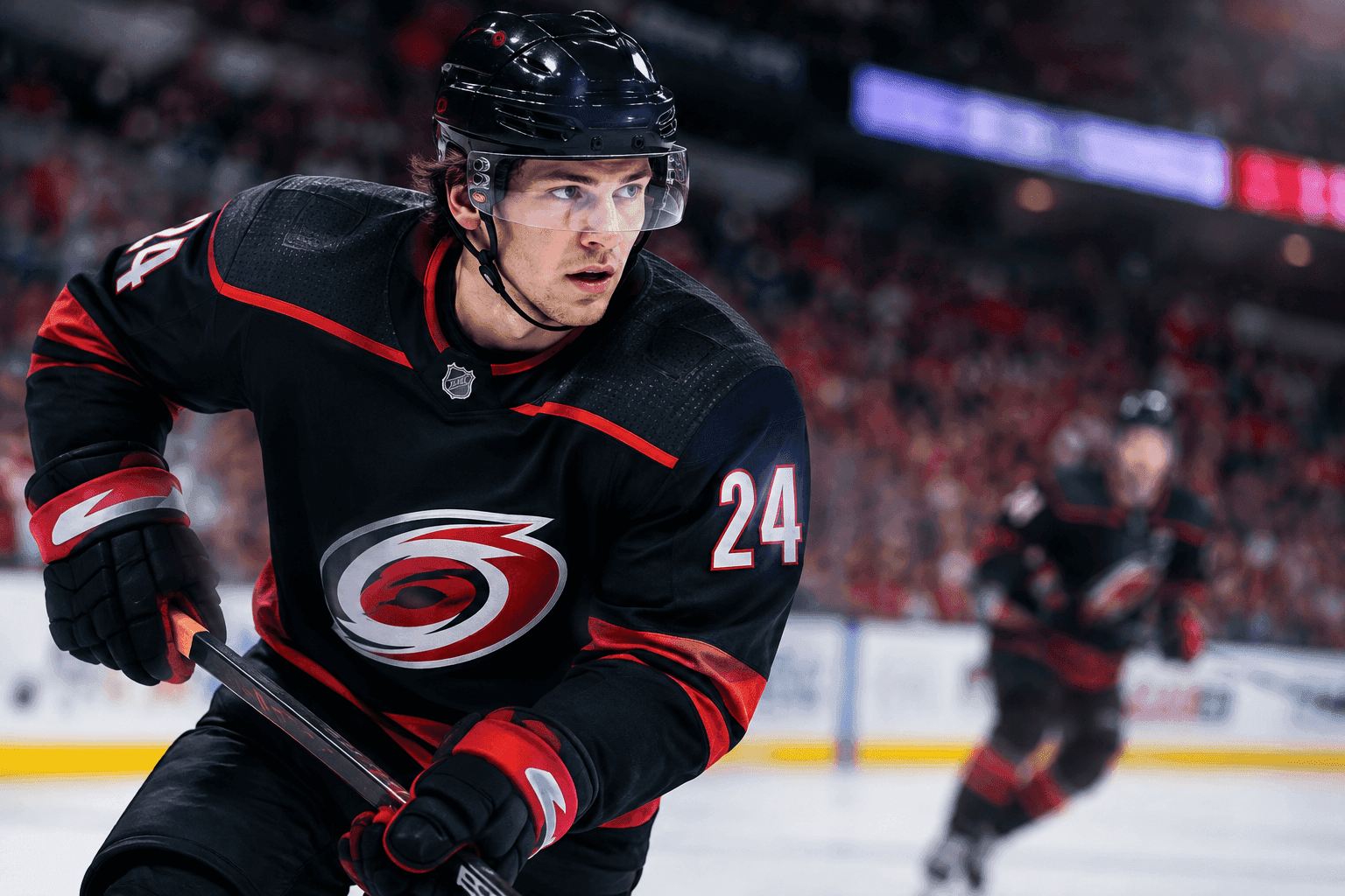 Editorial sports image for Taylor Hall Hits the Shelf, But Seth Jarvis is Ready to Save the Hurricanes' Road Trip