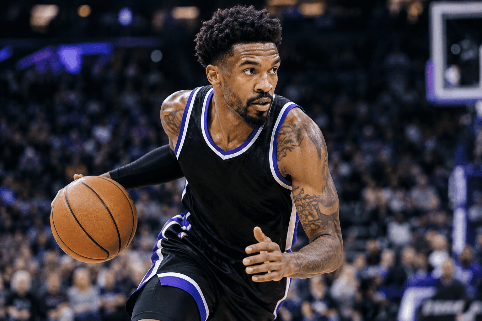 Editorial sports image for Malik Monk Cleared for Friday, Saving the Kings' Second Unit
