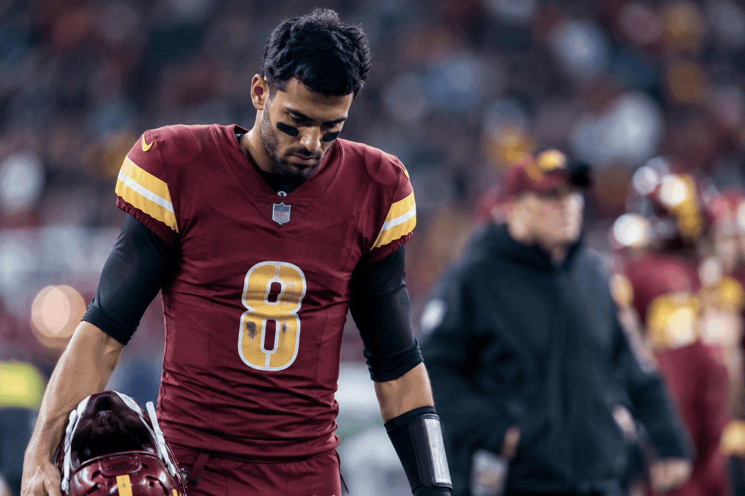 Editorial sports image for Commanders Rule Out Marcus Mariota Against Colts