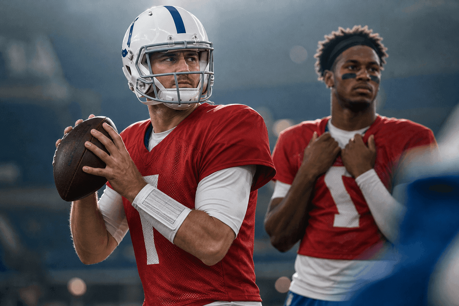 Editorial sports image for Colts Officially Bench Anthony Richardson for Daniel Jones