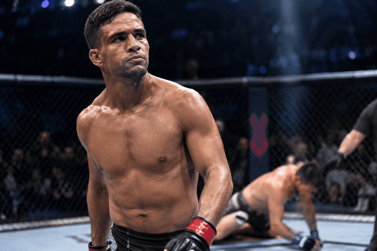 Editorial sports image for UFC Cuts Ismael Bonfim After Third Weight Miss and KO Loss